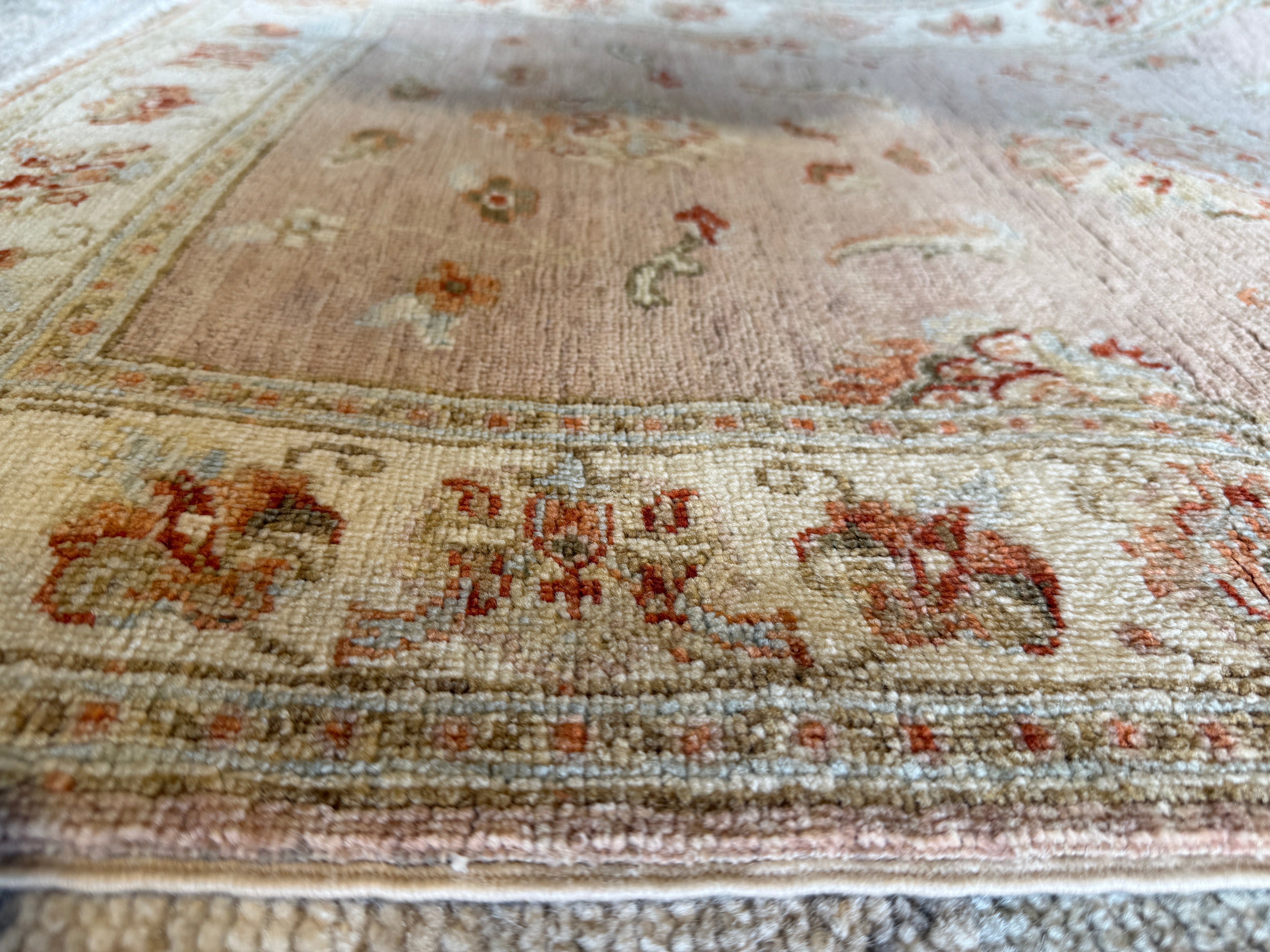 Joy Sunday 2.8x3.9 Light Pink Hand-Knotted Farhan Rug