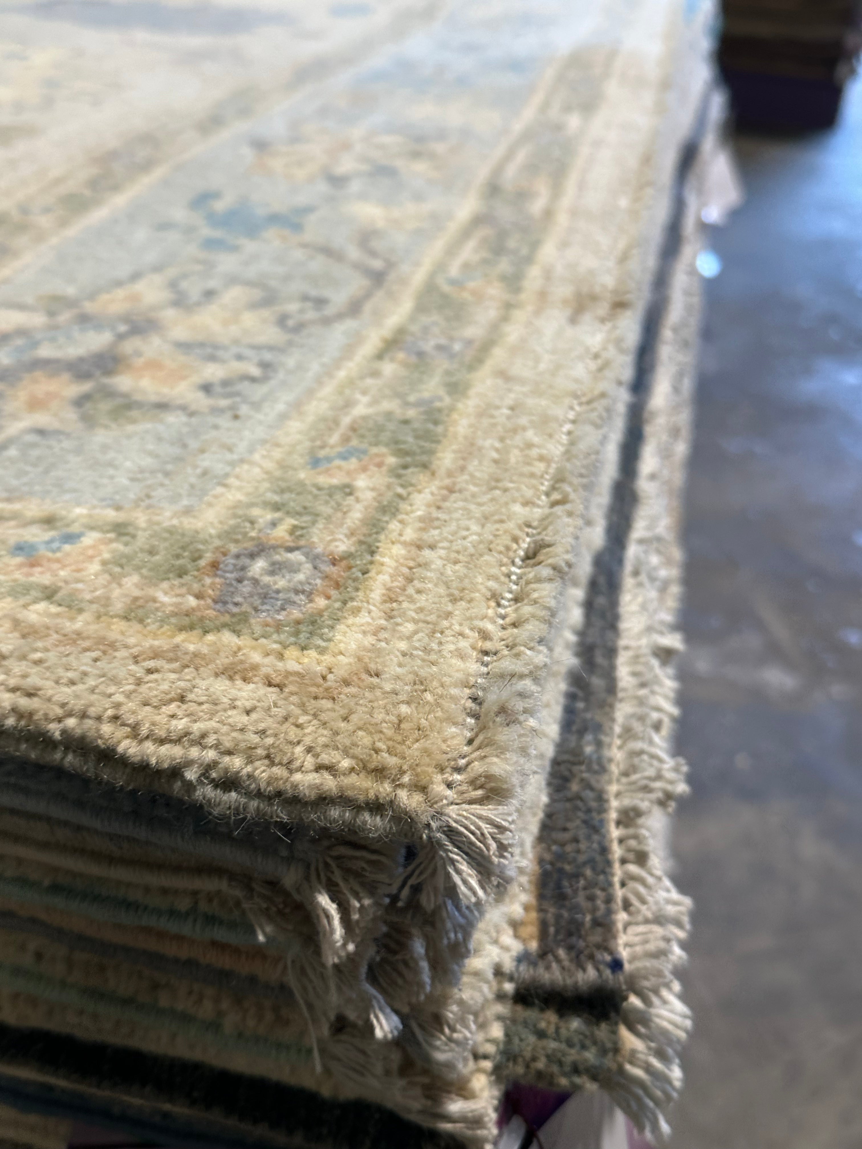 Claire Benjamin 5.2x8.2 Afghani Whitewashed Oushak