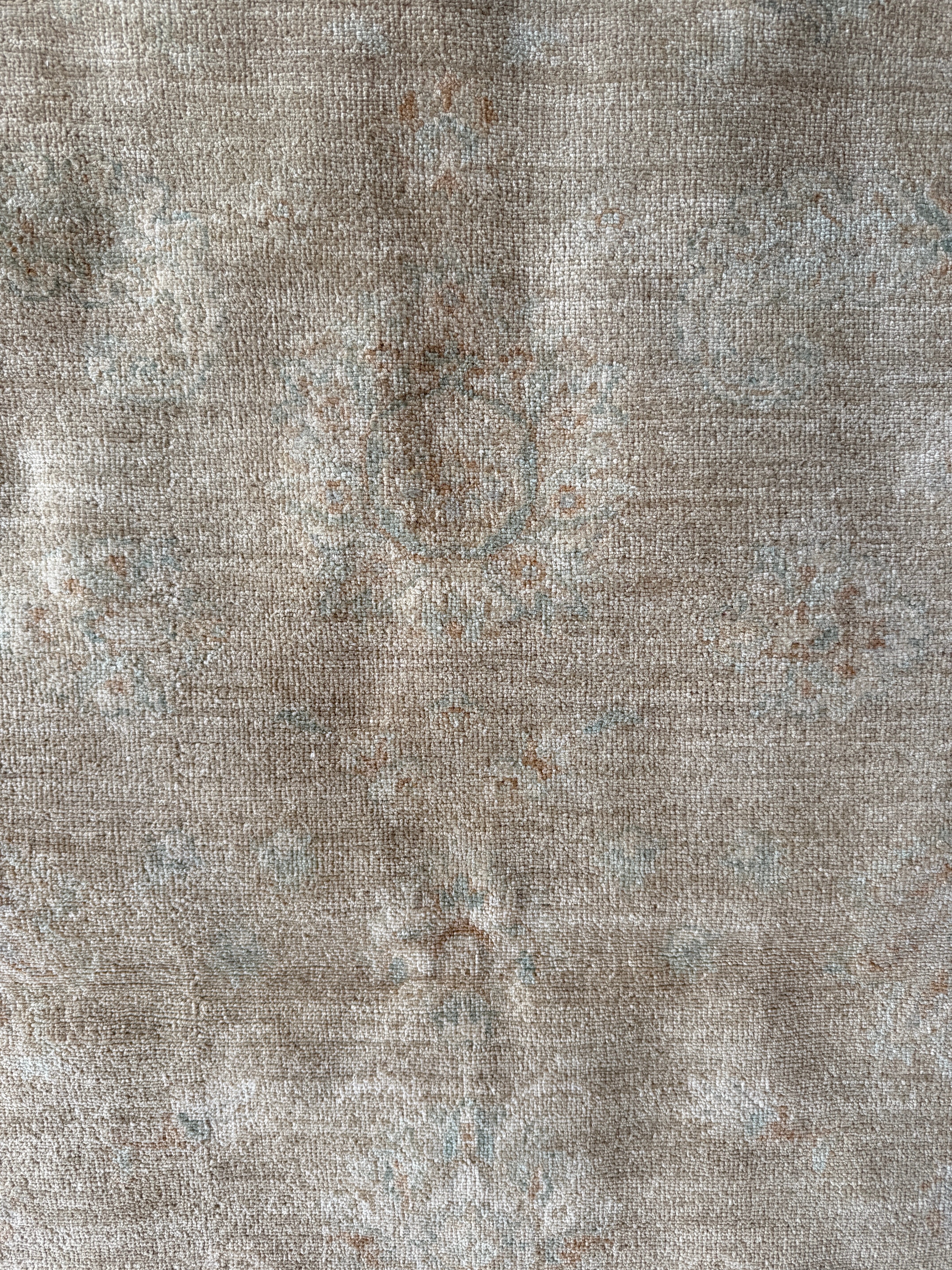 Phylicia Feldman 3.3x4.10 Cream Hand-Knotted Farhan Rug