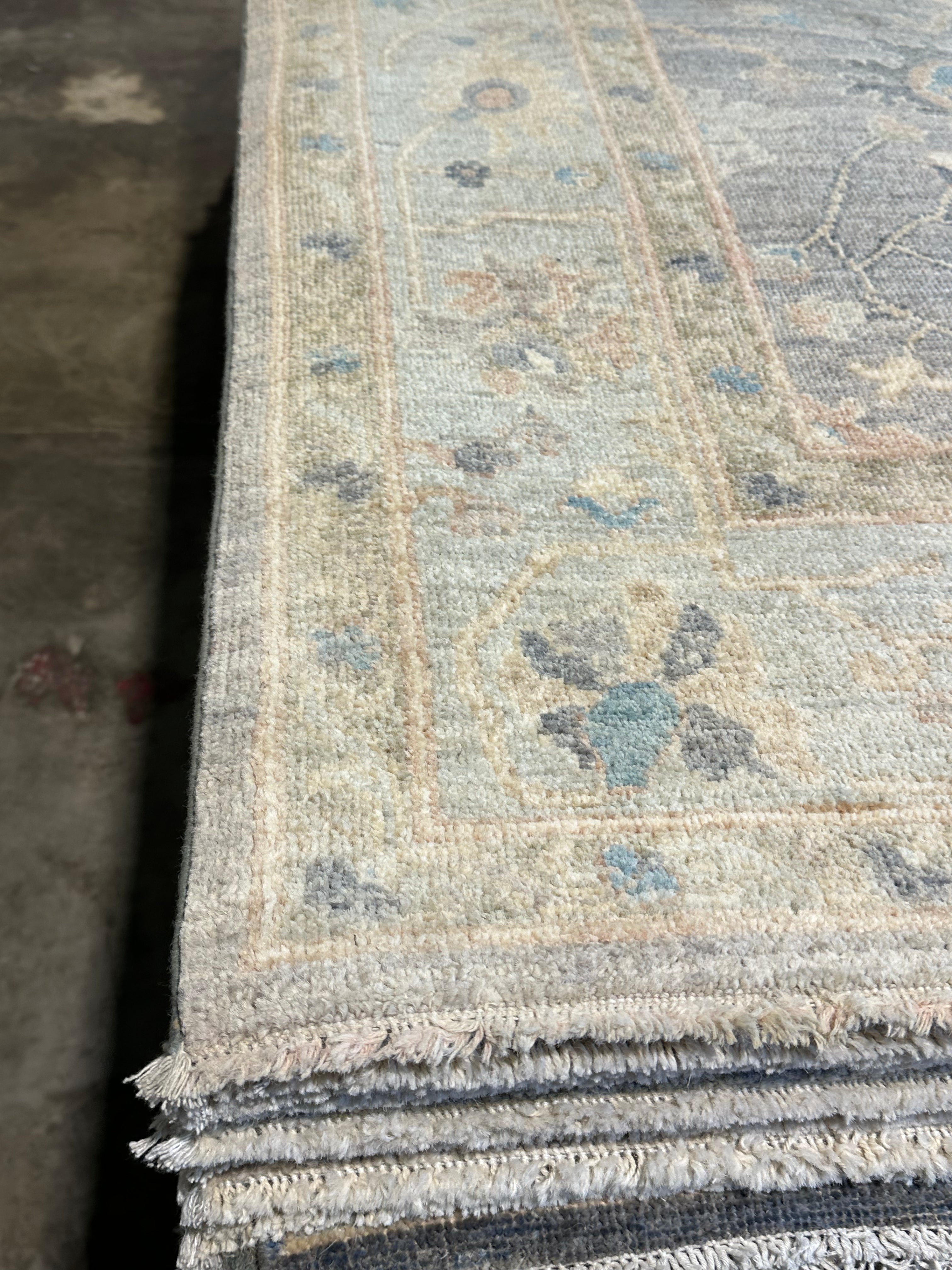 Dana Baker 5.2x7.11 Afghani Whitewashed Oushak