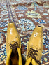 Denise's Friend 6.3x9.6 Brrown Hand-Knotted Oushak