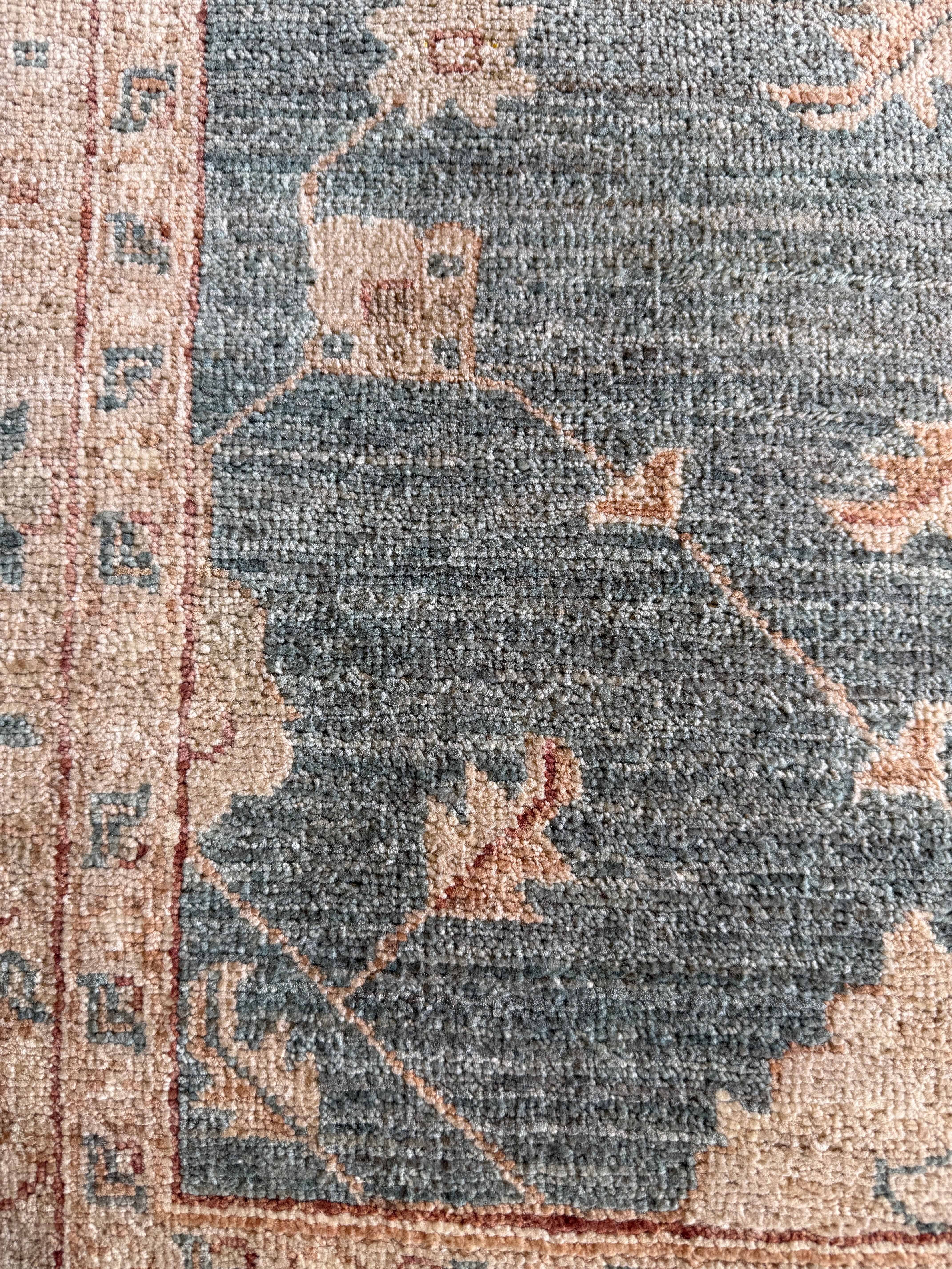 Lisa Justis 3x5.1 Blue Hand-Knotted Farhan Rug