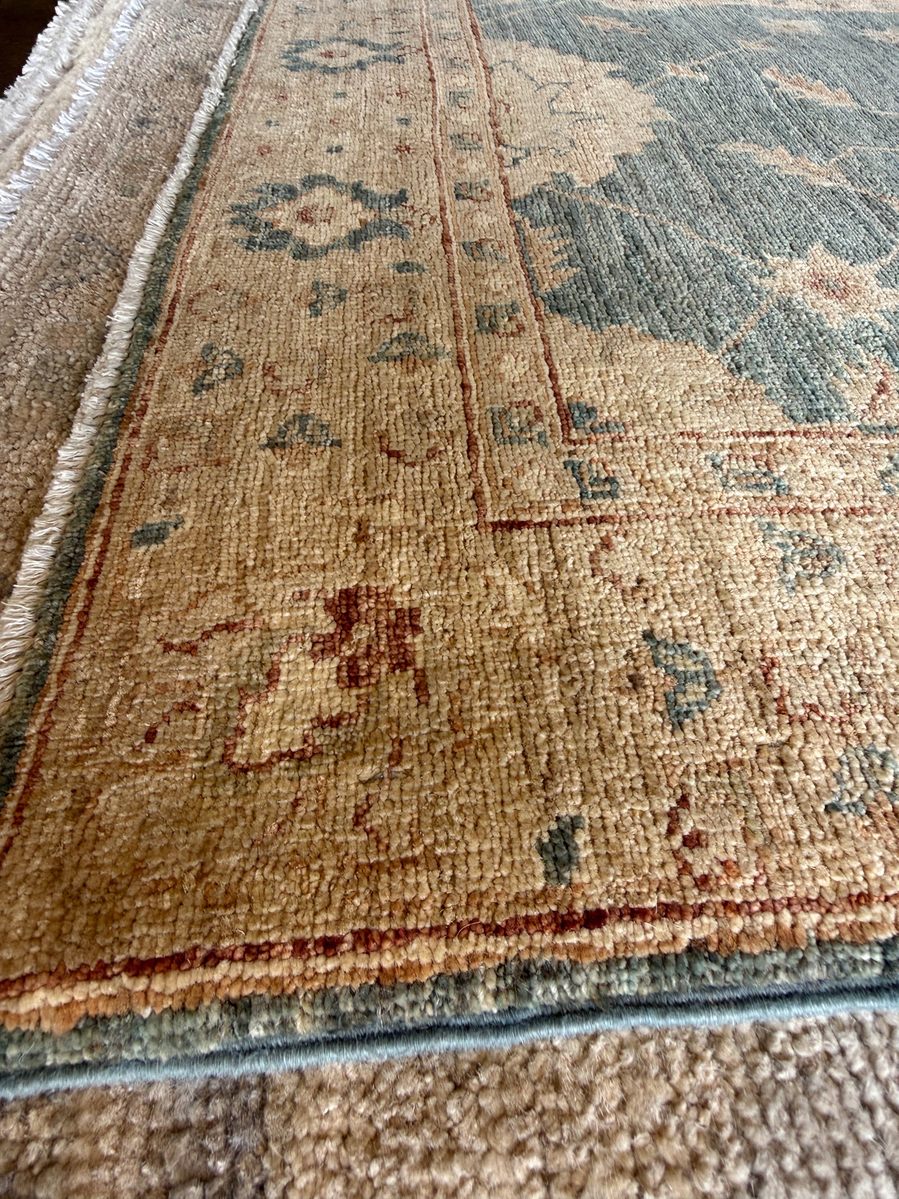 Lisa Justis 3x5.1 Blue Hand-Knotted Farhan Rug