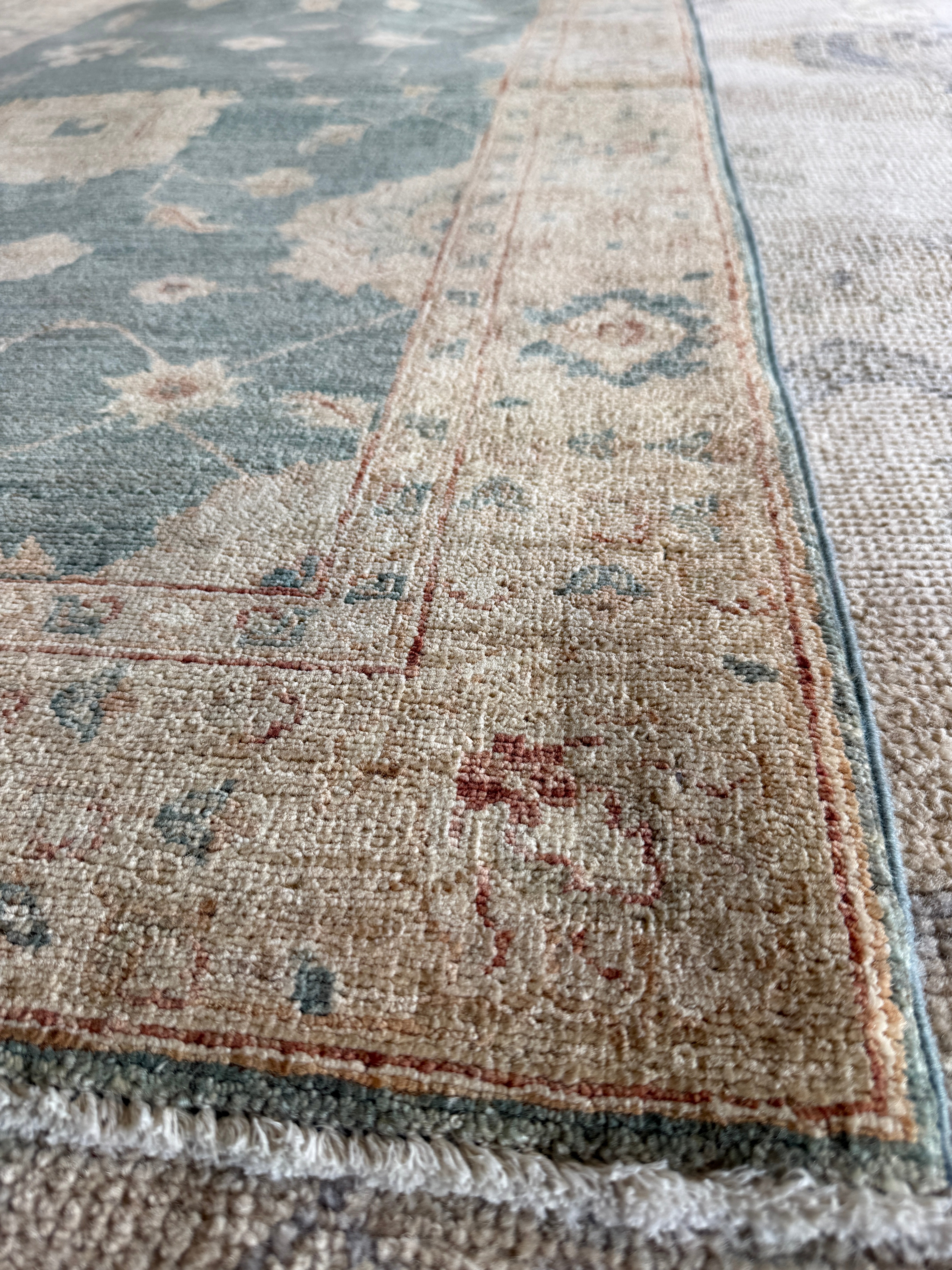 Lisa Justis 3x5.1 Blue Hand-Knotted Farhan Rug