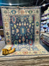 Skyla 6x9 Blue and Ivory Hand-Knotted Oushak Rug