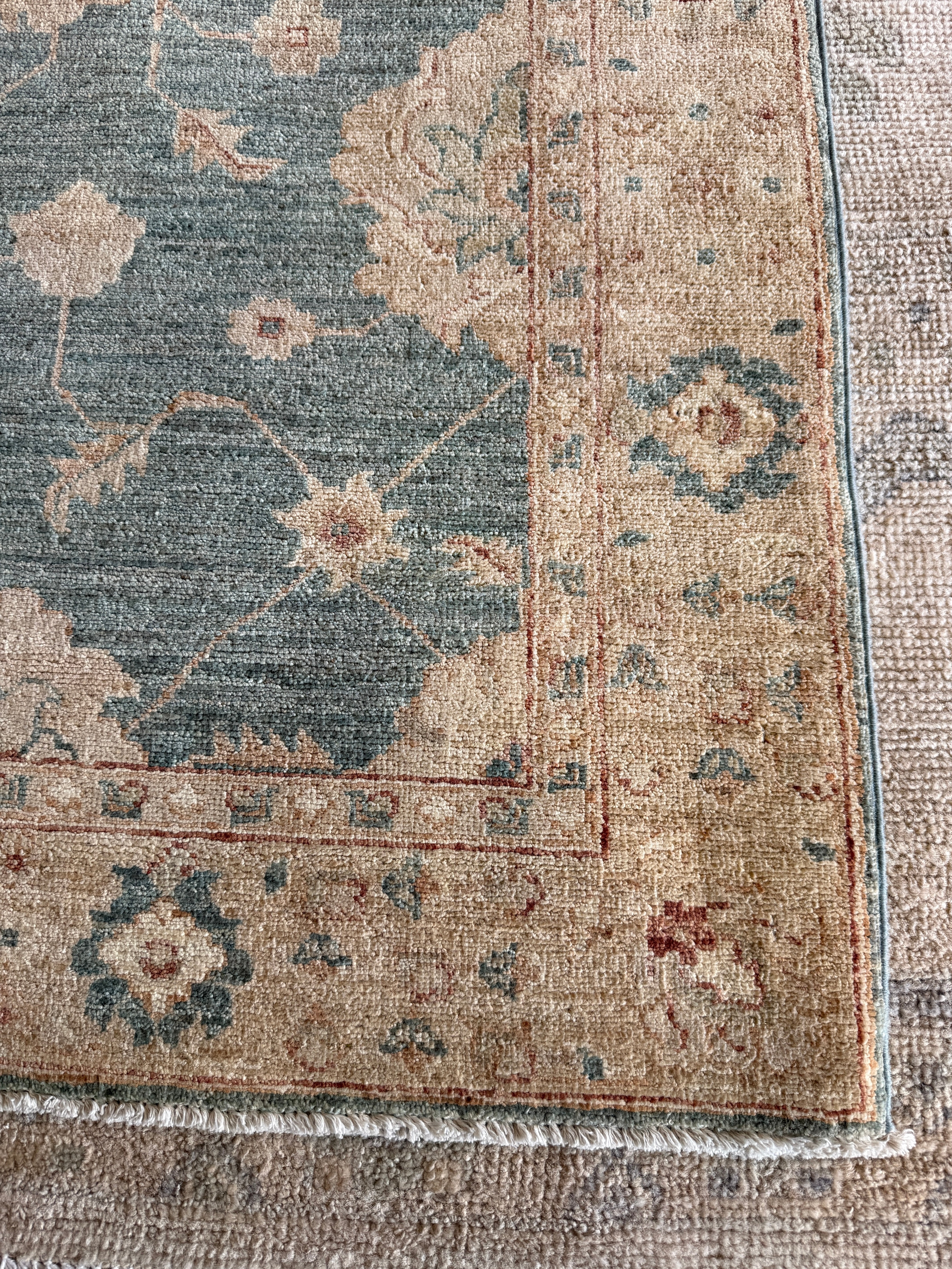 Lisa Justis 3x5.1 Blue Hand-Knotted Farhan Rug