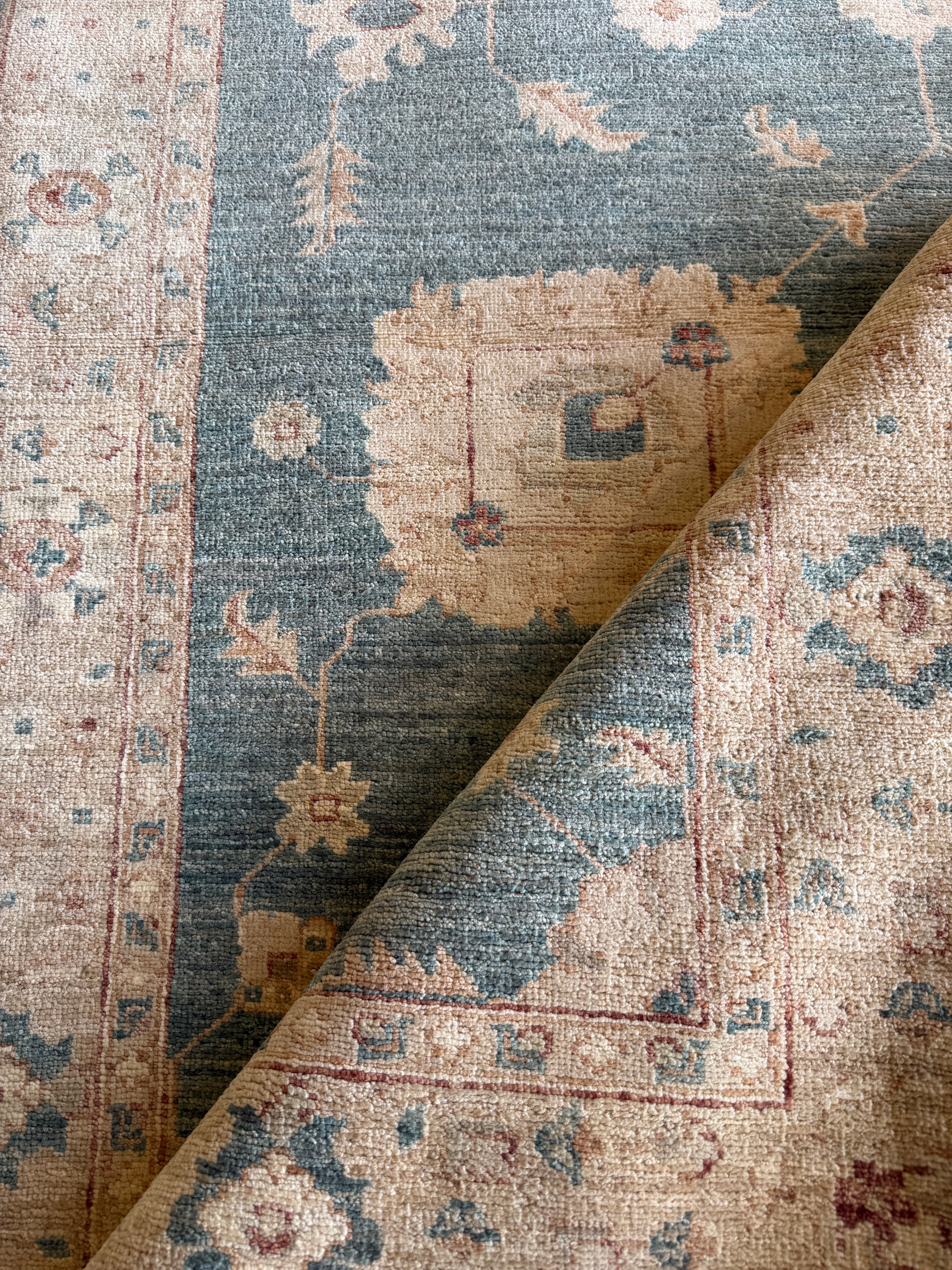 Lisa Justis 3x5.1 Blue Hand-Knotted Farhan Rug