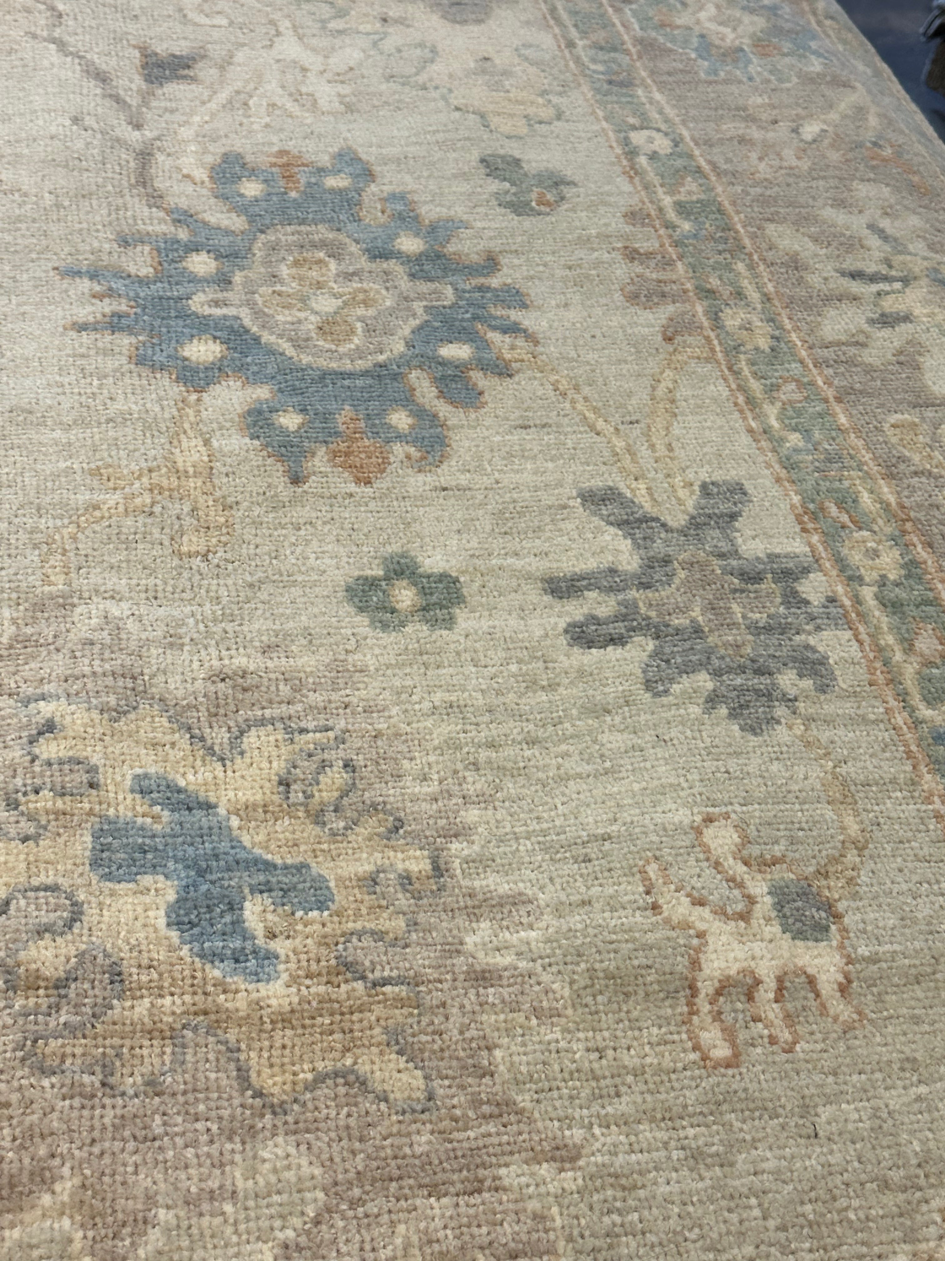 Lana Heying 5.11x9 Afghani Whitewashed Oushak