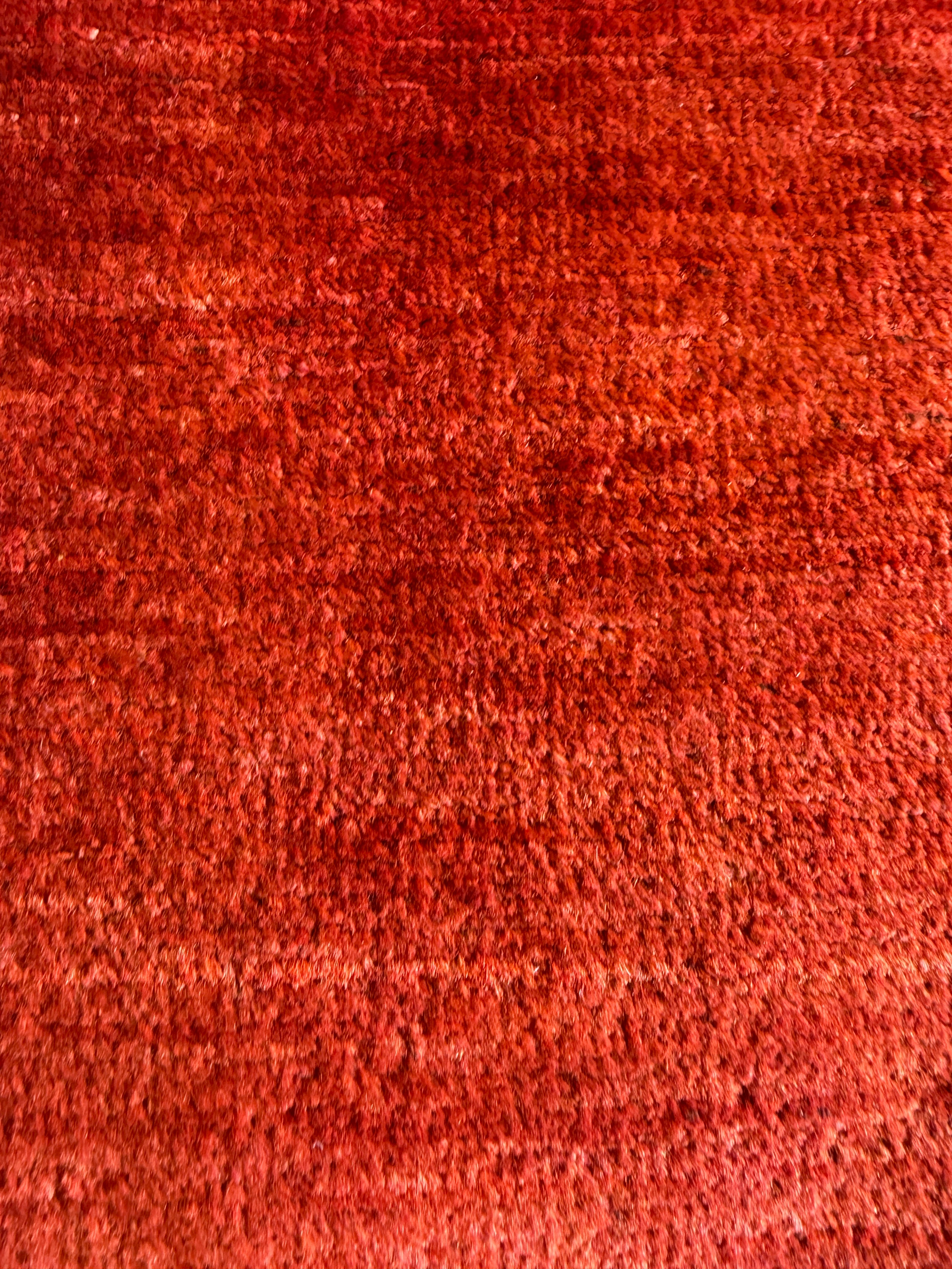 Eva Claytor 3.9x5.10 Red Hand-Knotted Farhan Rug