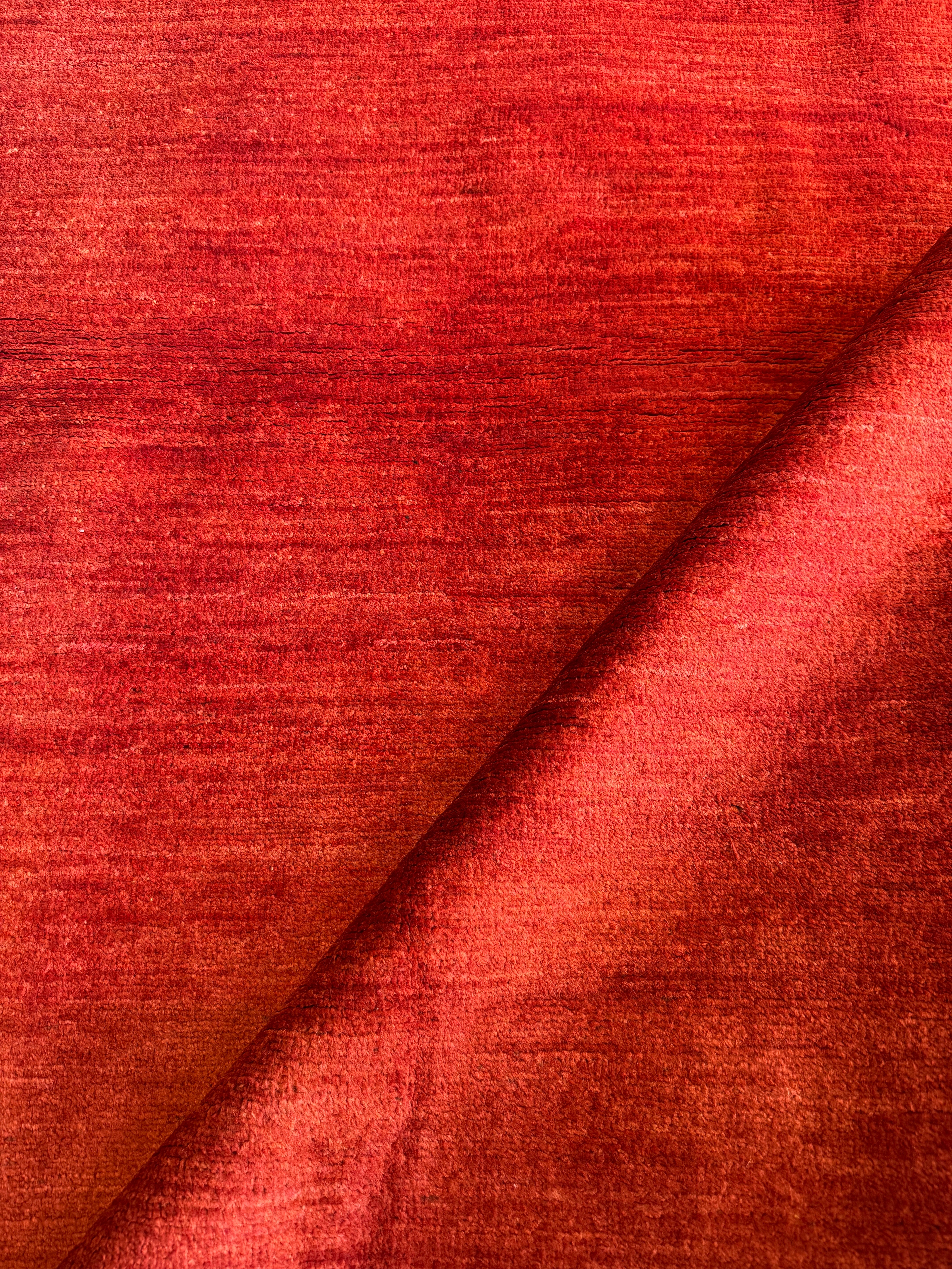 Eva Claytor 3.9x5.10 Red Hand-Knotted Farhan Rug