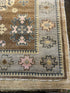 Ashley Dalton 8x10 Brown and Grey Hand-Knotted Oushak Rug