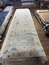 Hilary Hahn 2.6x14.6 Hand-Knotted Grey & Silver Turkish Oushak Runner