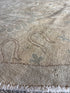 Johanna Turner 7.11x7.10 Cream Hand-Knotted Tabriz Rug