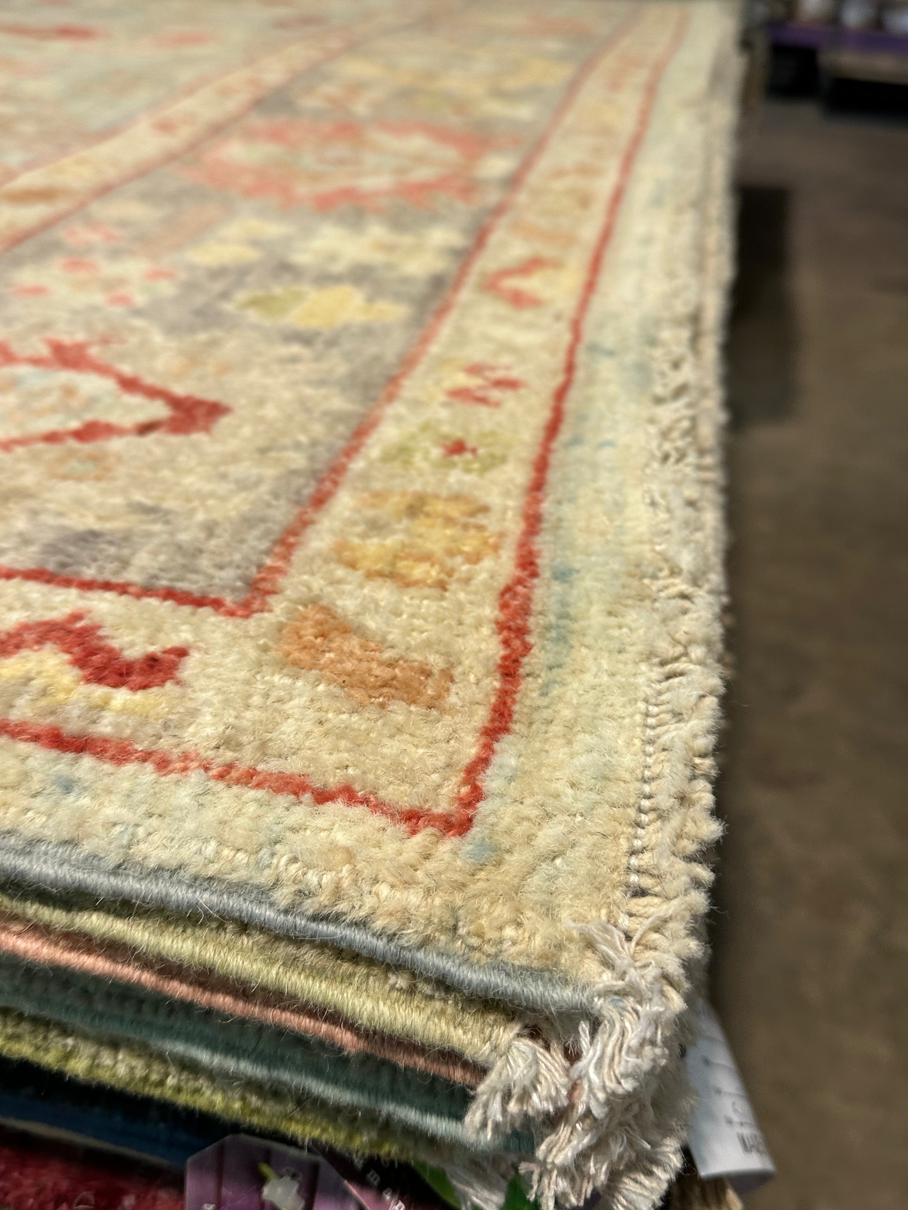 Natasha Ward 5.10x8.11 Afghani Colorful Oushak