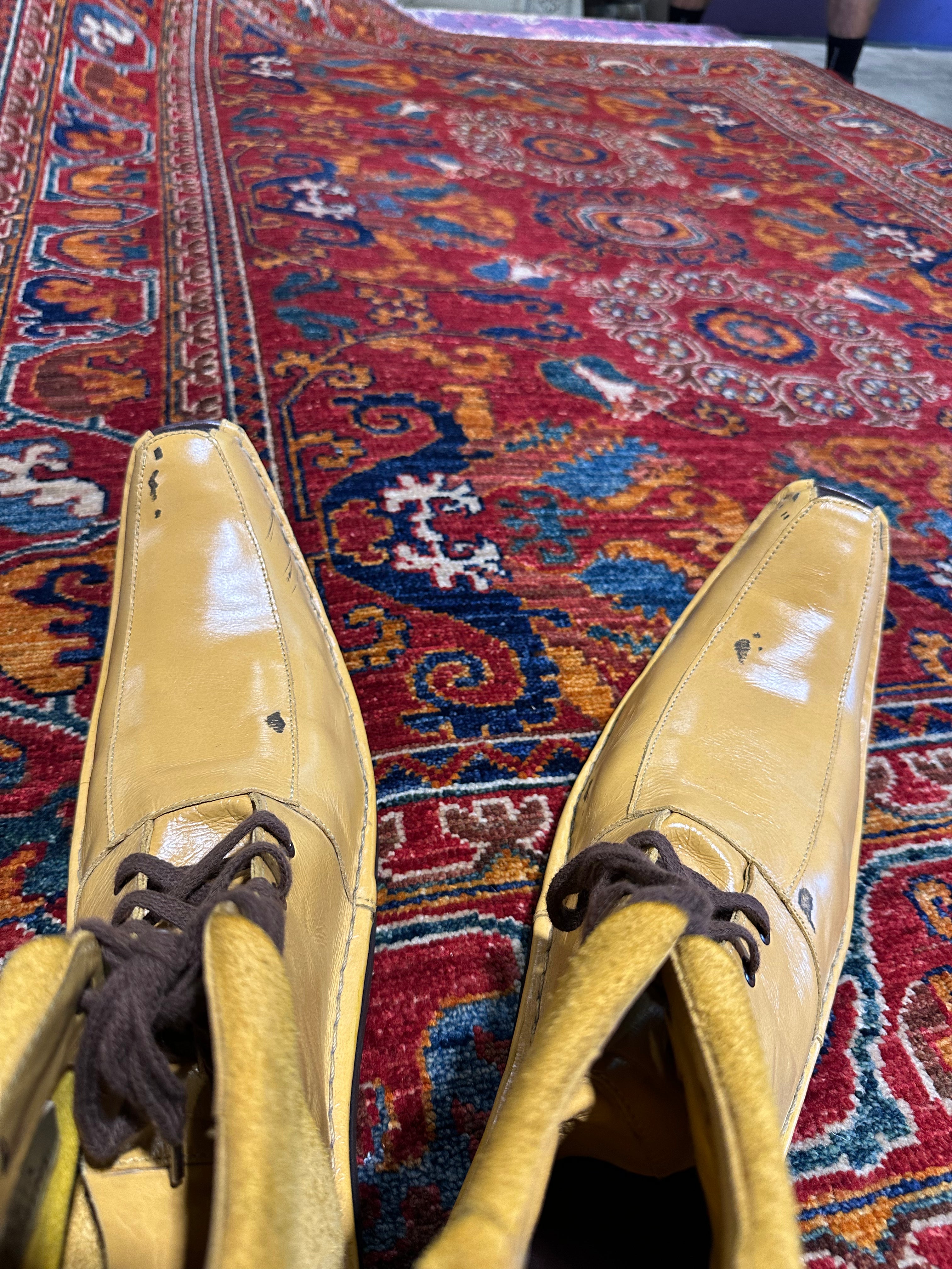 Jemima Kirke 5x7.1 Red Hand-Knotted Humna Rug