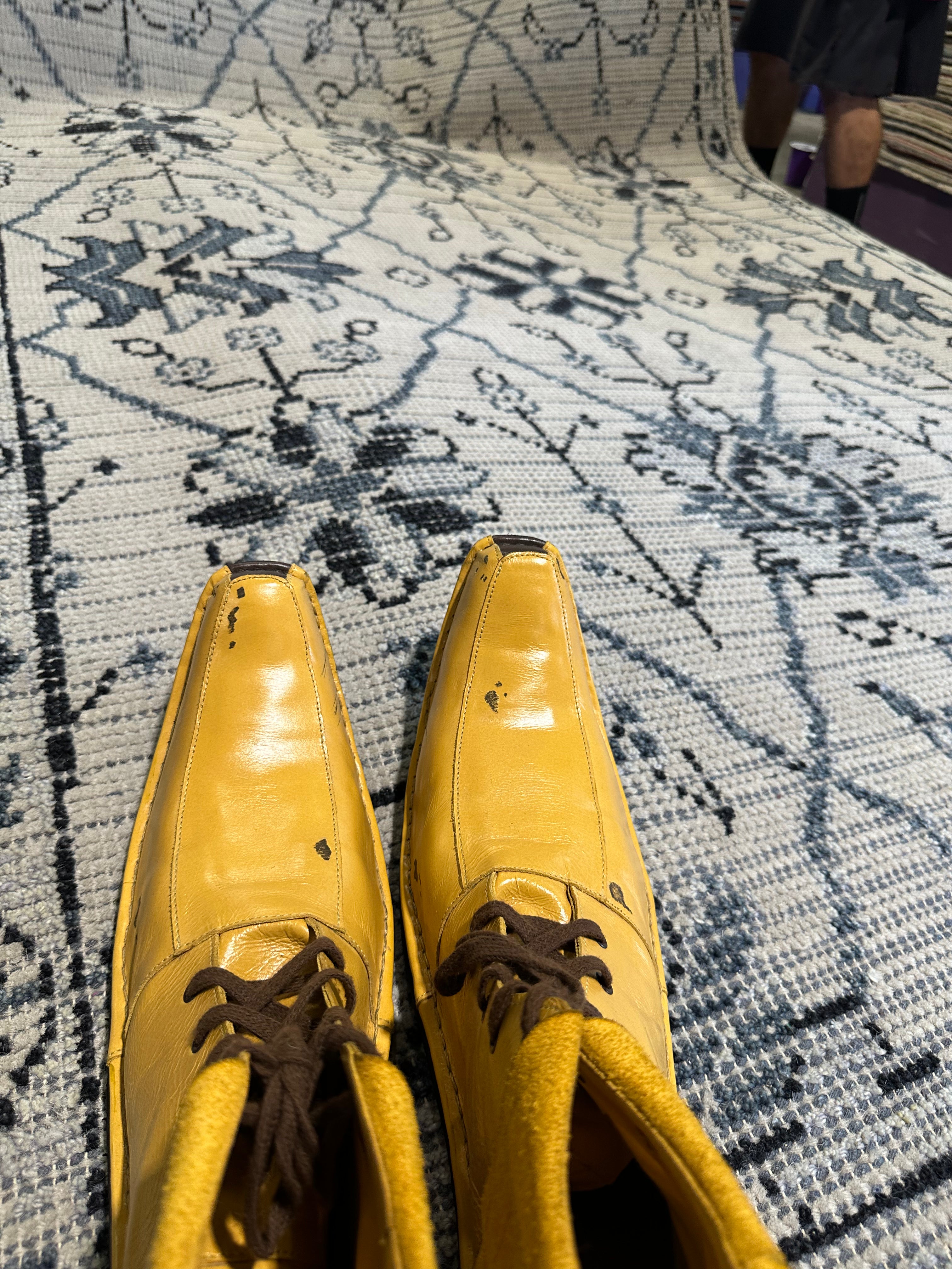 Emily Waltham 5x8 Ivory Hand-Knotted Oushak