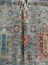 Eimy Forrest 4.2x6.5 Grey Hand-Knotted Sultani Rug