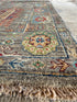 Eimy Forrest 4.2x6.5 Grey Hand-Knotted Sultani Rug