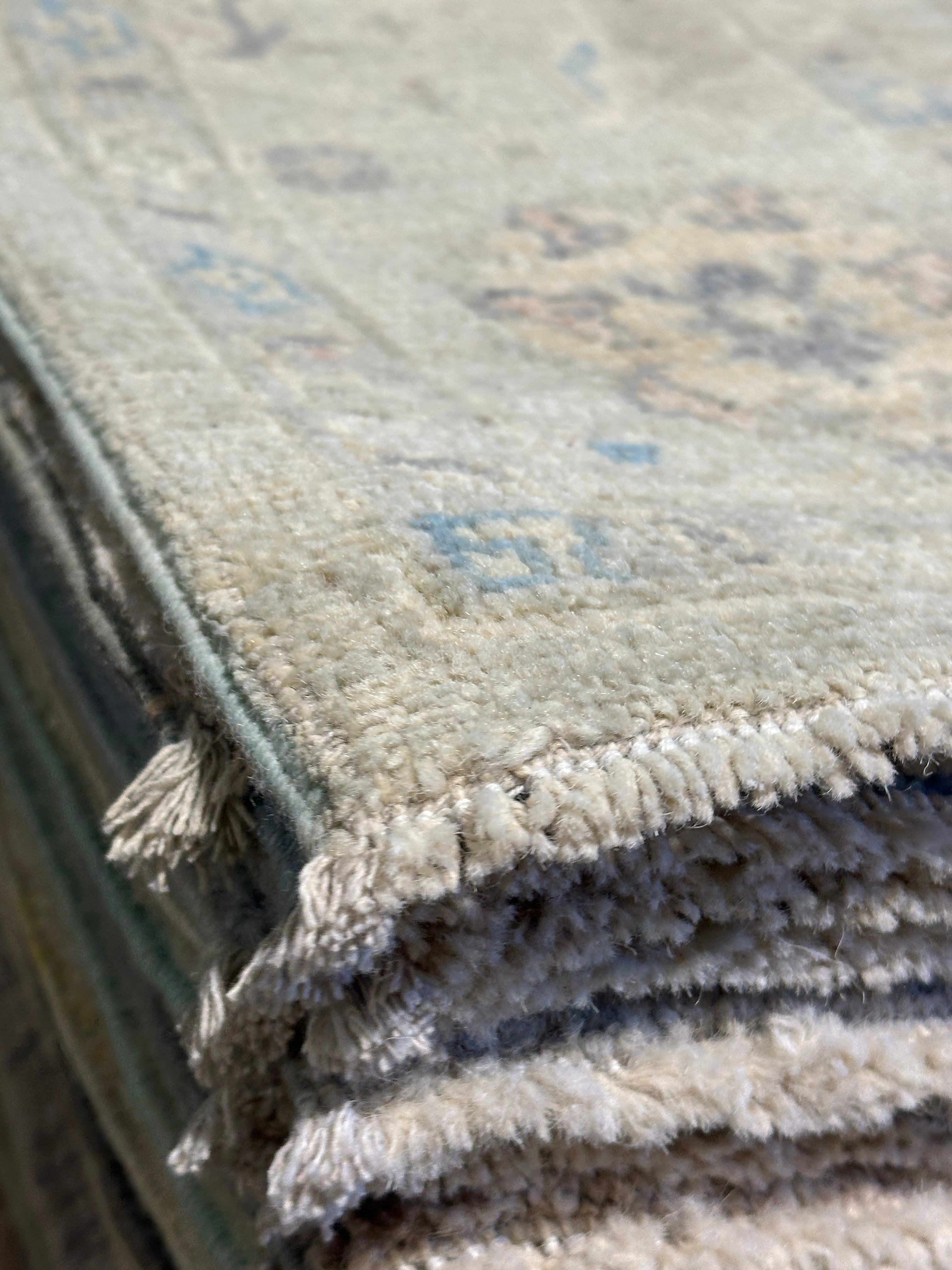 Tracey A. Doyle 5.1x8.2 Afghani Whitewashed Oushak