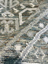 Storm  5.3x8.6 Dark Grey Hand-Knotted Modern Oushak Rug