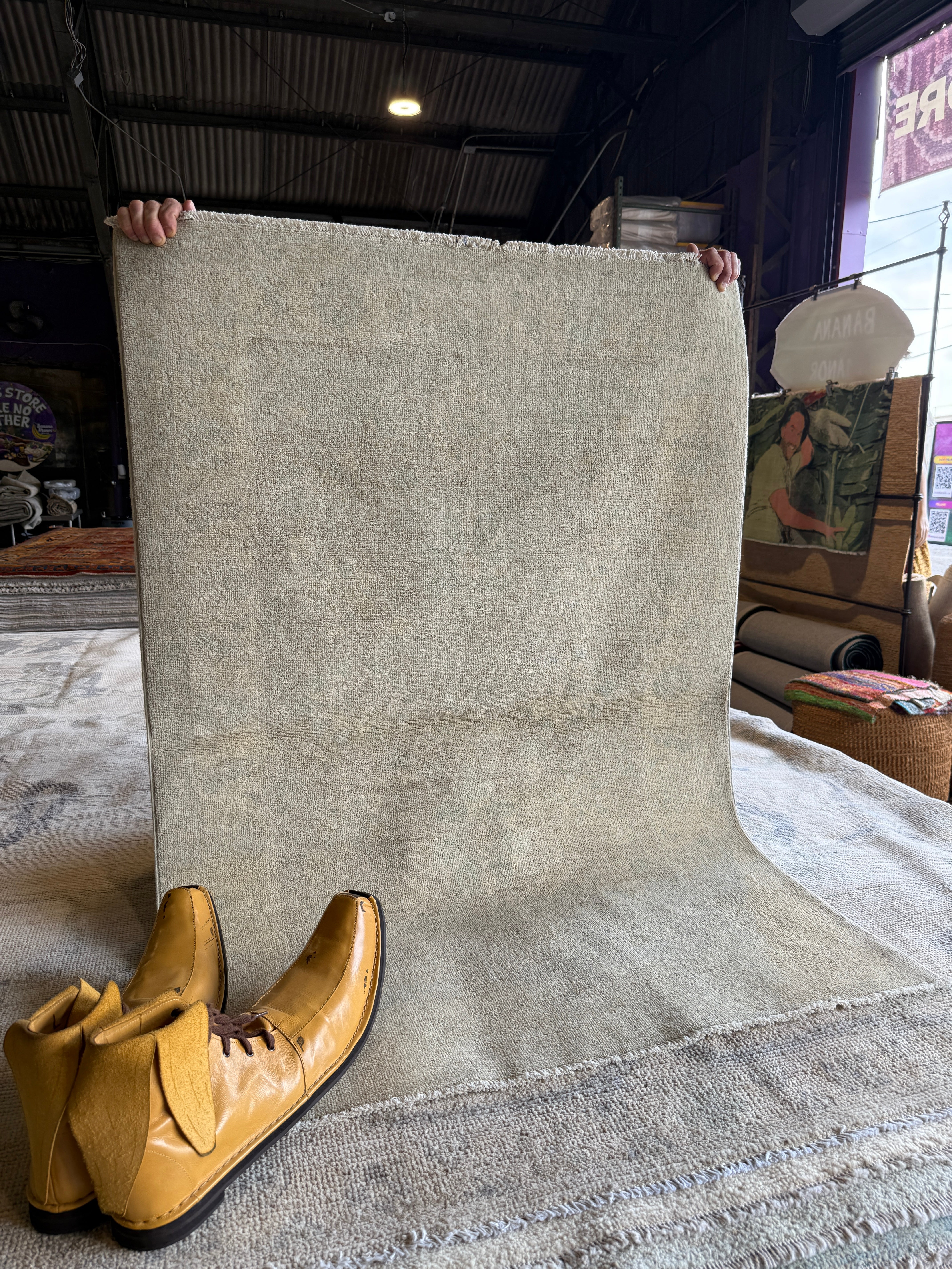 Harper-Lynn Bryson 3.1x4.7 Cream Hand-Knotted Farhan Rug