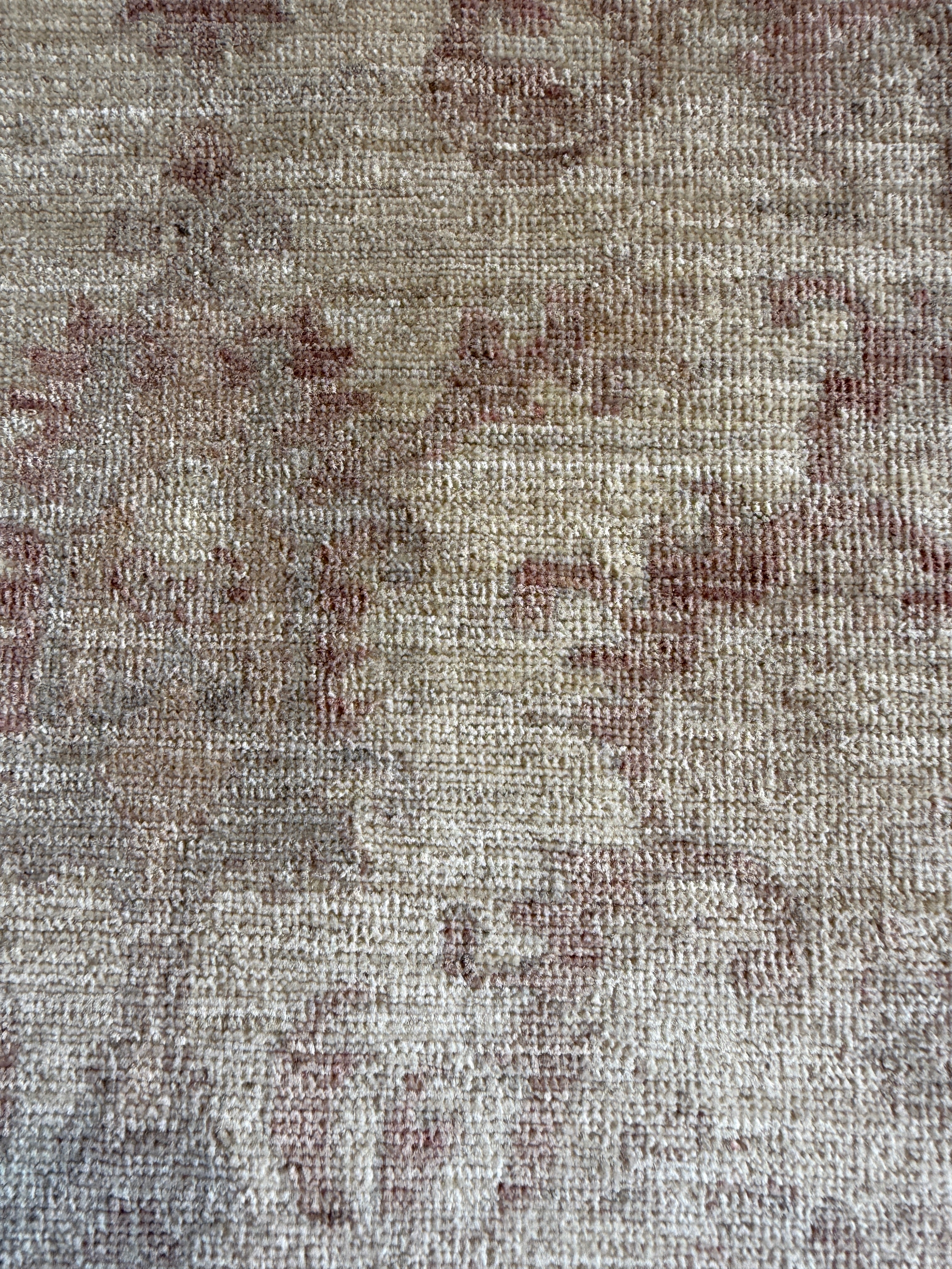 Linda Traxler 4.11x6.7 Light Pink Hand-Knotted Tabriz Rug