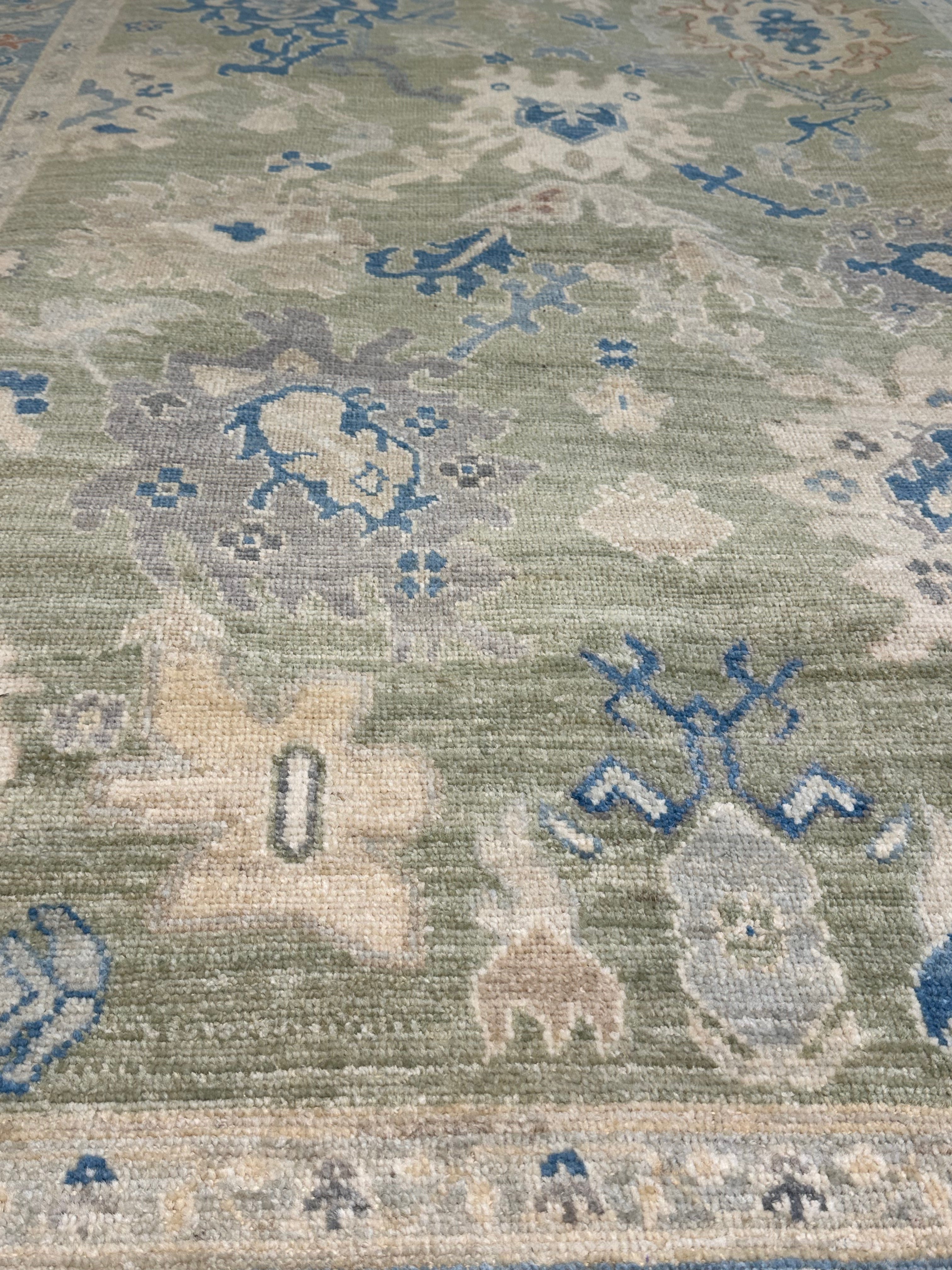 Mona May 5.2x8.1 Afghani Whitewashed Oushak