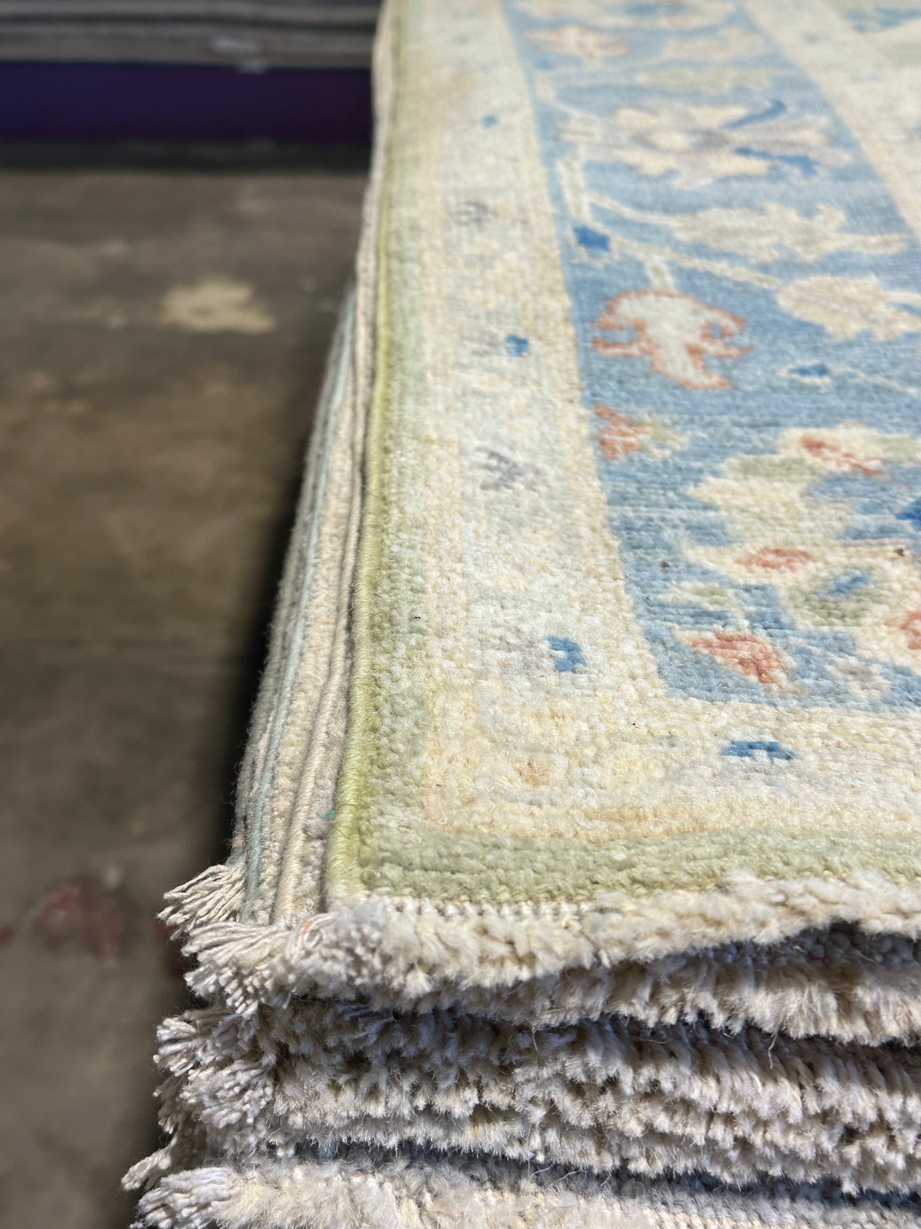 Mona May 5.2x8.1 Afghani Whitewashed Oushak