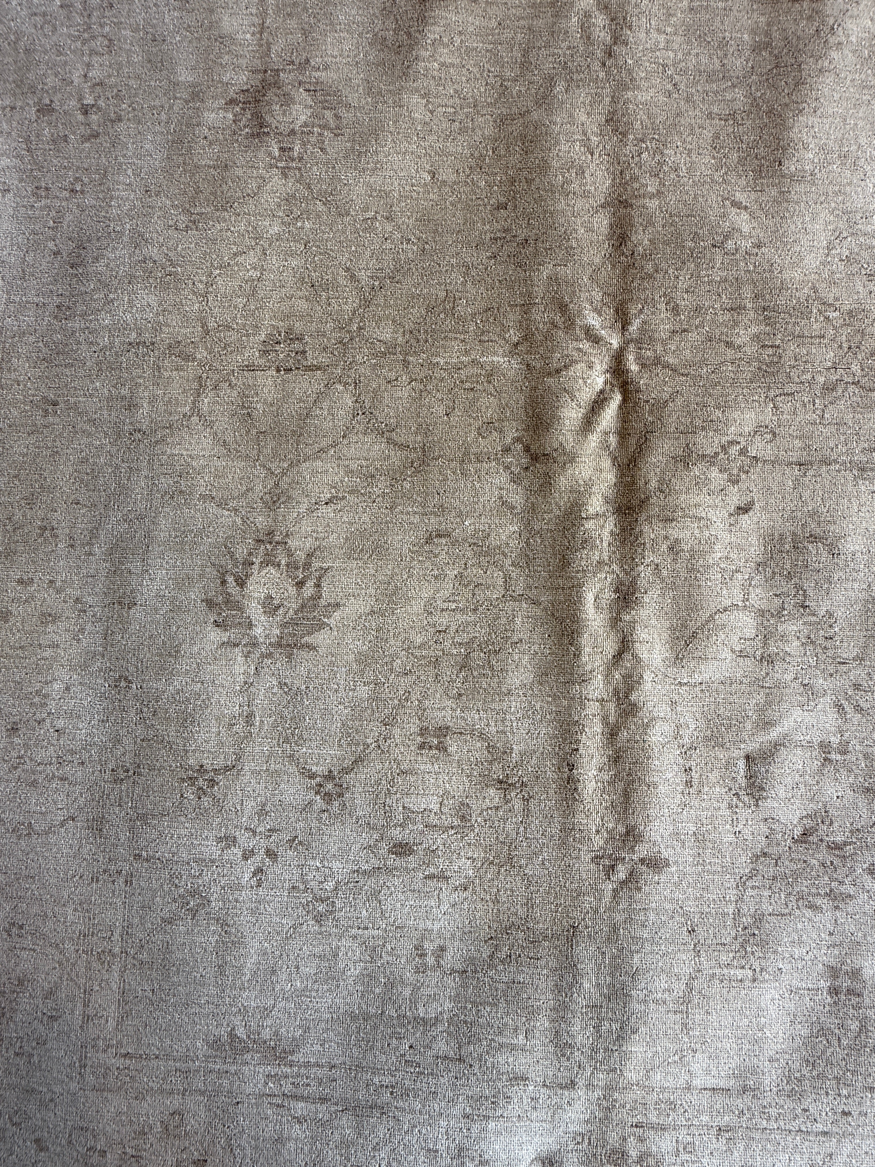 Eryn Krueger Mekash 5.6x7 Cream Hand-Knotted Tabriz Rug