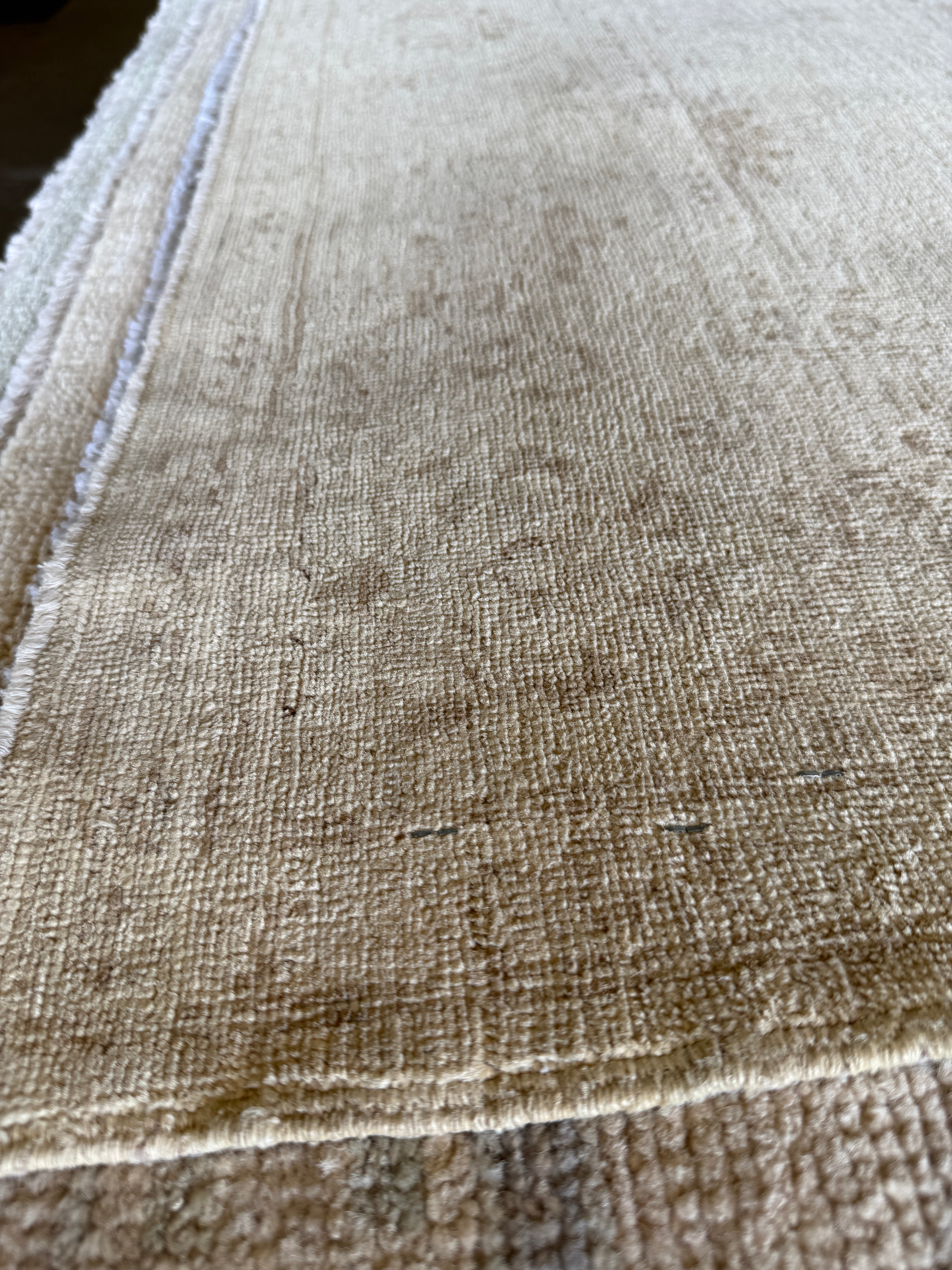 Eryn Krueger Mekash 5.6x7 Cream Hand-Knotted Tabriz Rug