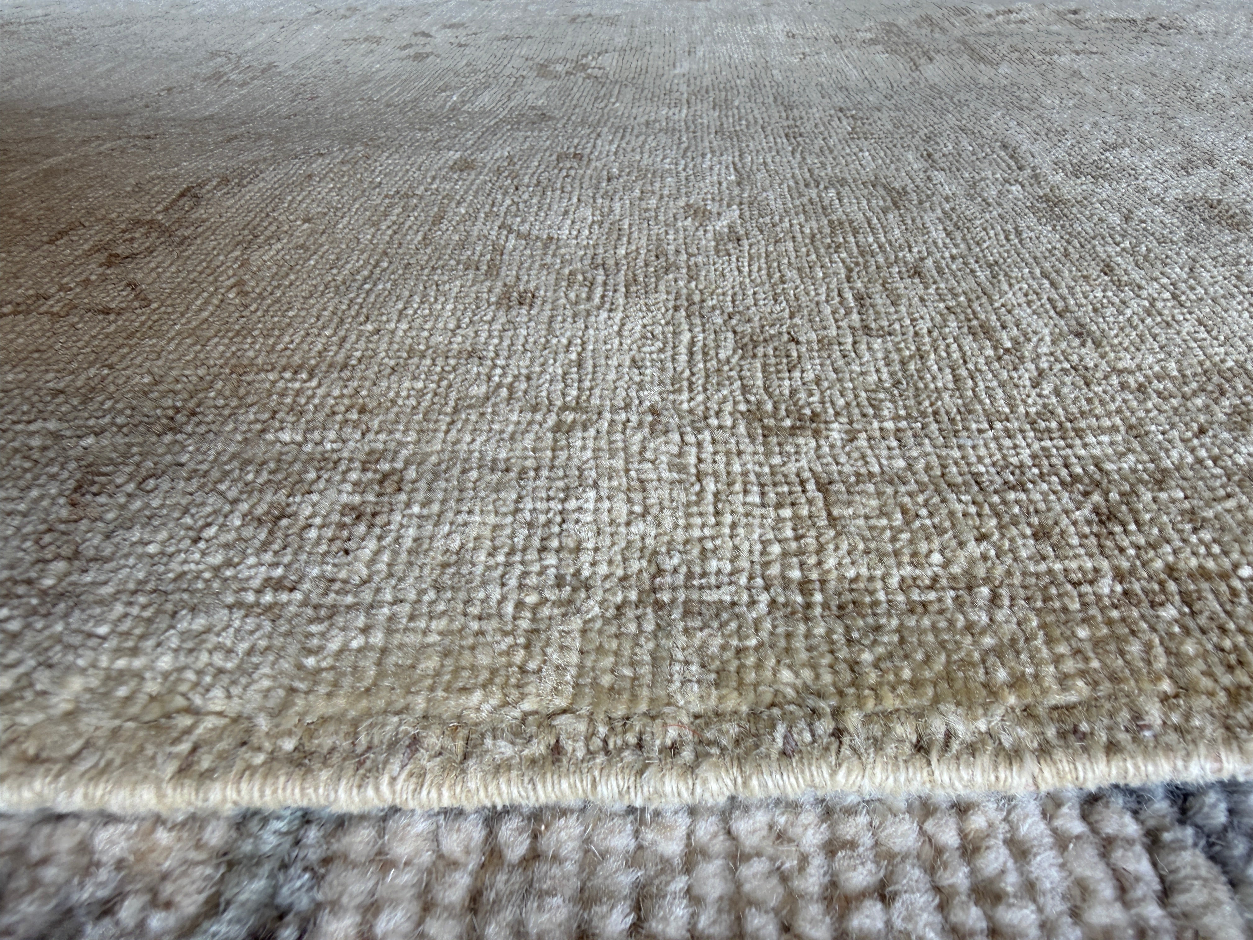 Eryn Krueger Mekash 5.6x7 Cream Hand-Knotted Tabriz Rug