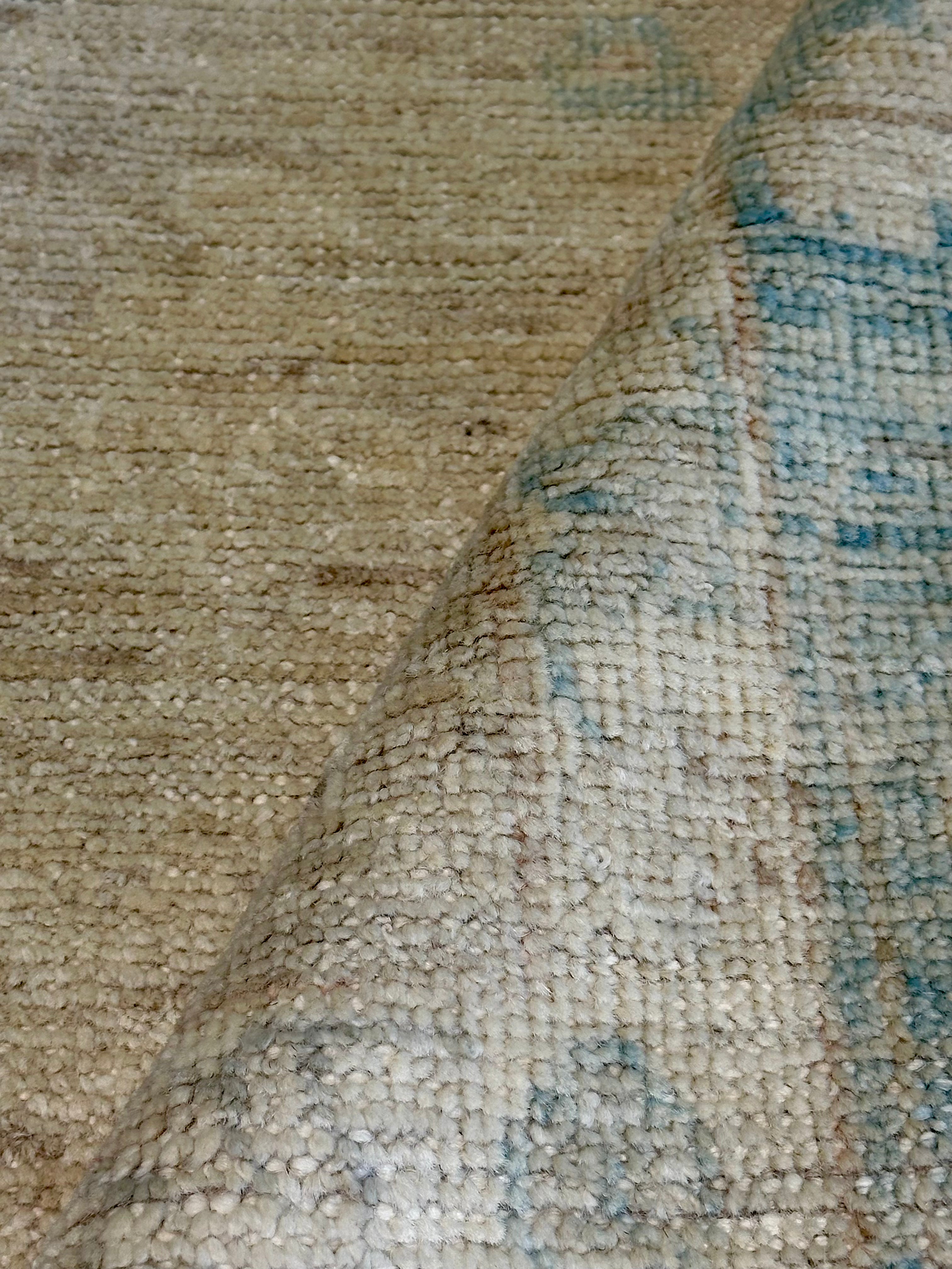 Rosalynn Sumners 5.3x8.1 Whitewashed Afghani Oushak