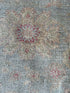 Laura Fox 5.8x7.4 Blue and Pink Hand-Knotted Farhan Rug