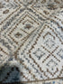 Minnie Driver 5x8 White Hand-Knotted Oushak Rug