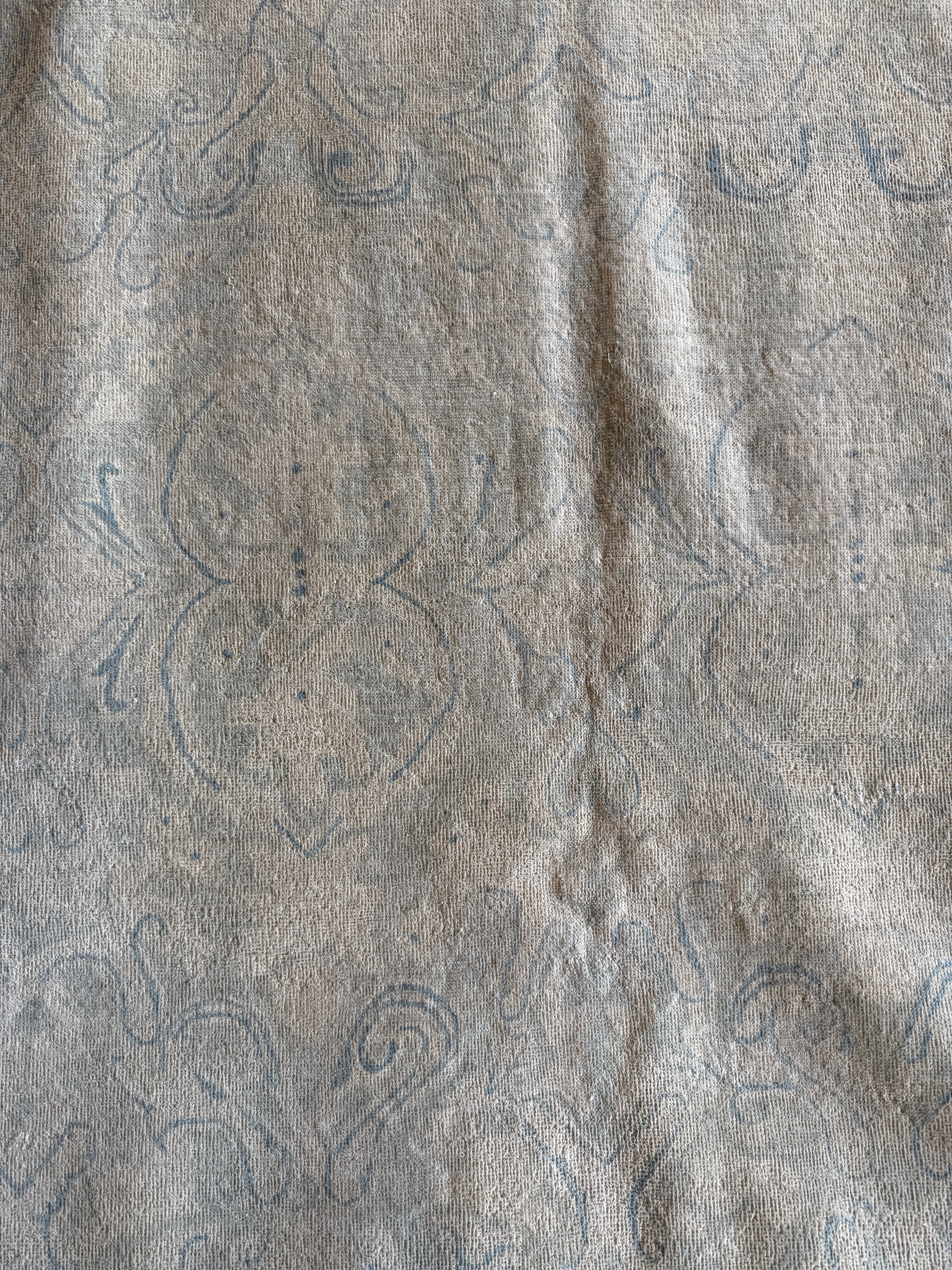 Alena Mitchell 5.11x8.7 Light Blue Hand-Knotted Tabriz Rug