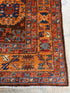 Maria T. Bierniak 6x8.10 Orange Hand-Knotted Humna Rug
