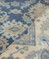 Dr. Wendy Chin 5.3x8 Blue Hand-Knotted Oushak