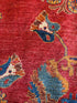 Akira Fukasawa 10x14 Red Hand-Knotted Humna Rug