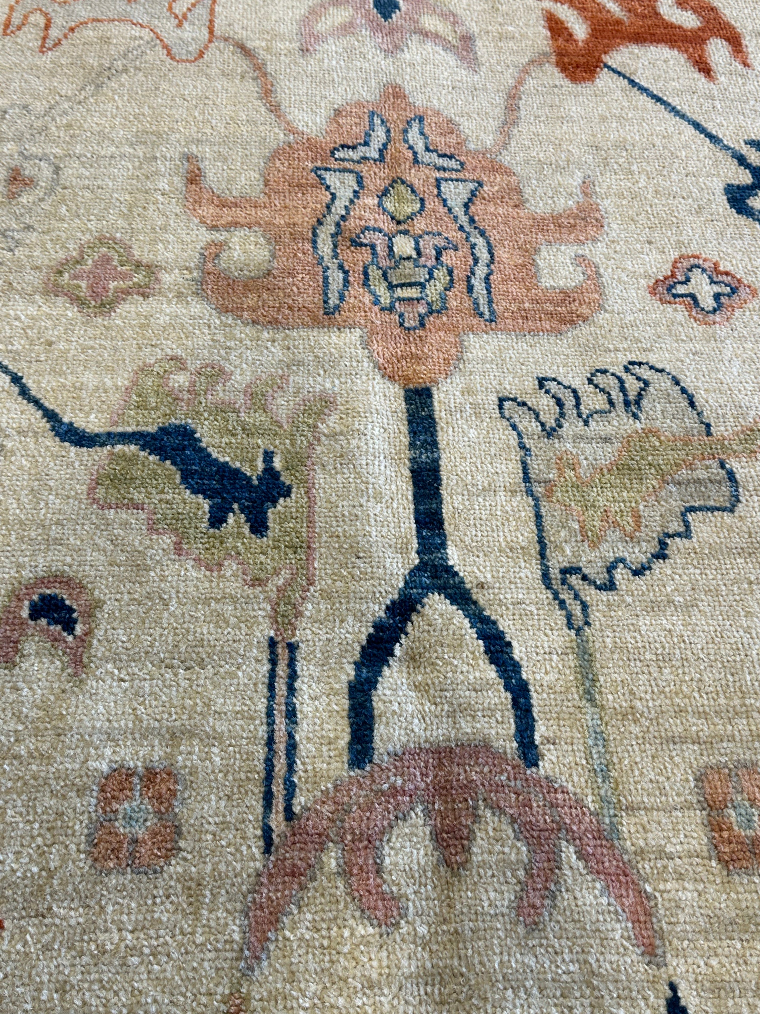 Karen McCullah 8.10x11.11 Afghani Whitewashed Oushak