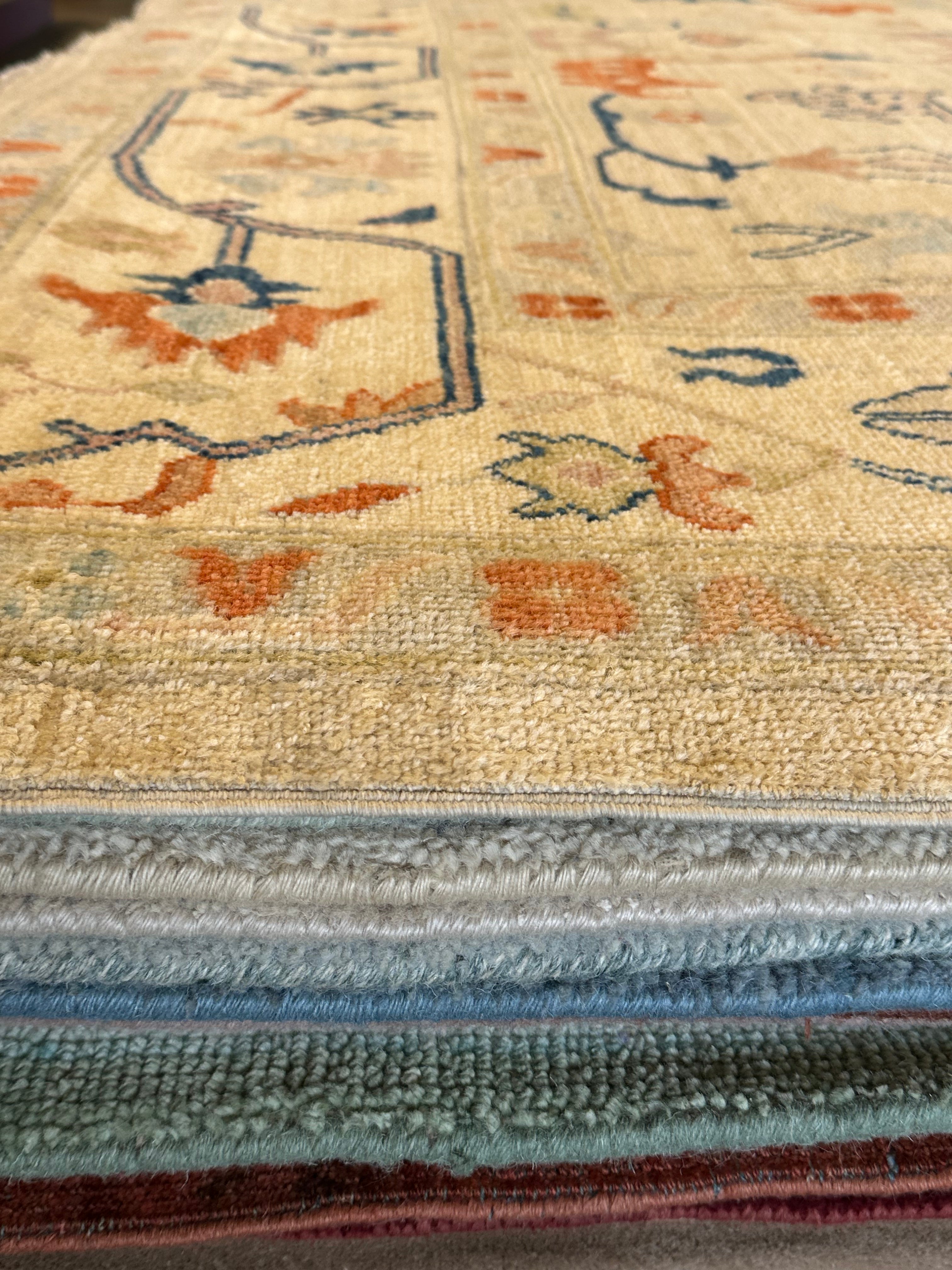 Karen McCullah 8.10x11.11 Afghani Whitewashed Oushak