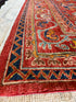 Kate Emery 5.10x9.1 Red Hand-Knotted Humna Rug