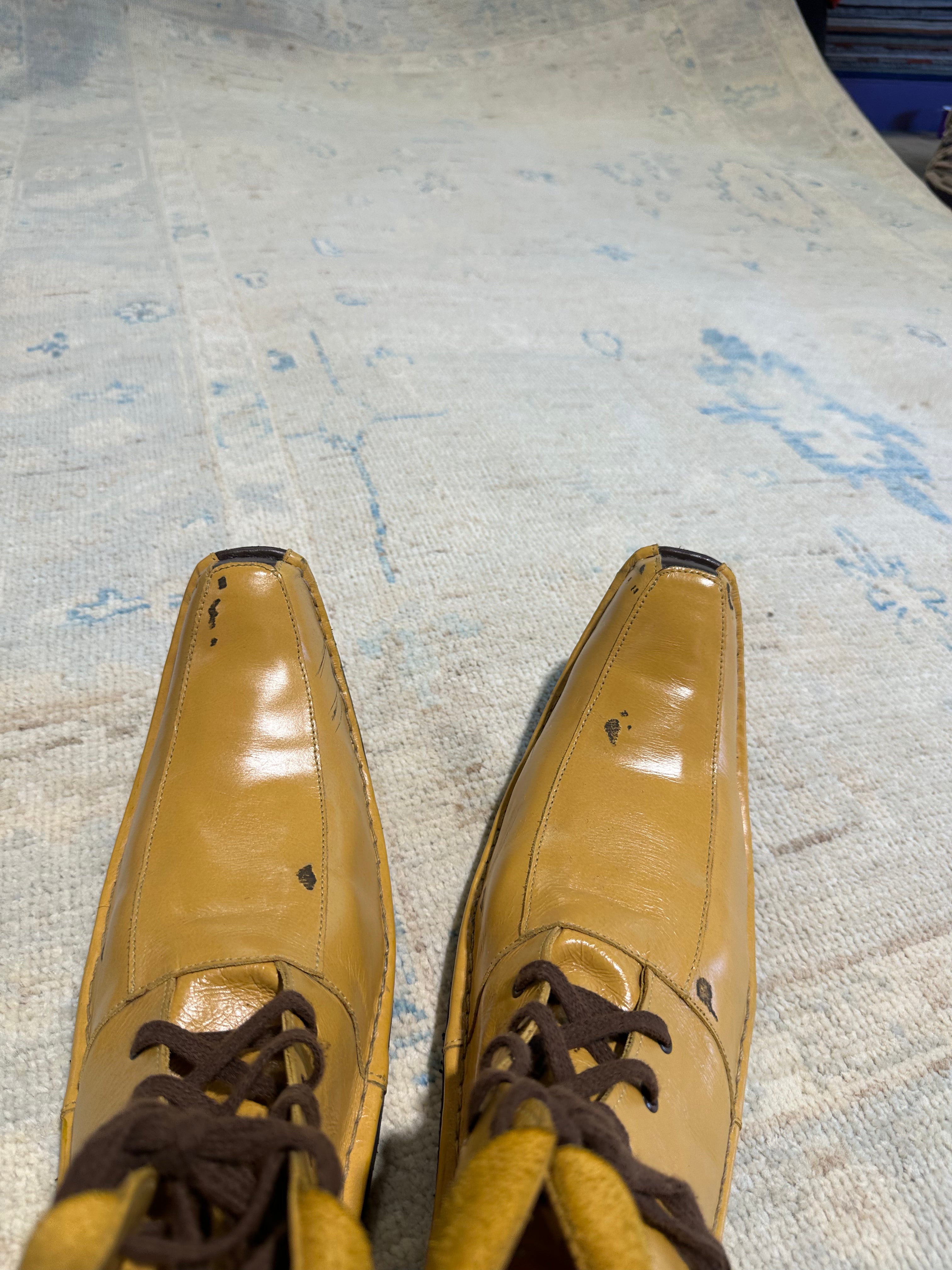 Linda Frattiane 5.2x8.2 Whitewashed Afghani Oushak