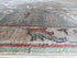Luyanda Unati Lewis-Nyawo 9x11.10 Blue & Green Afghani Whitewashed Oushak