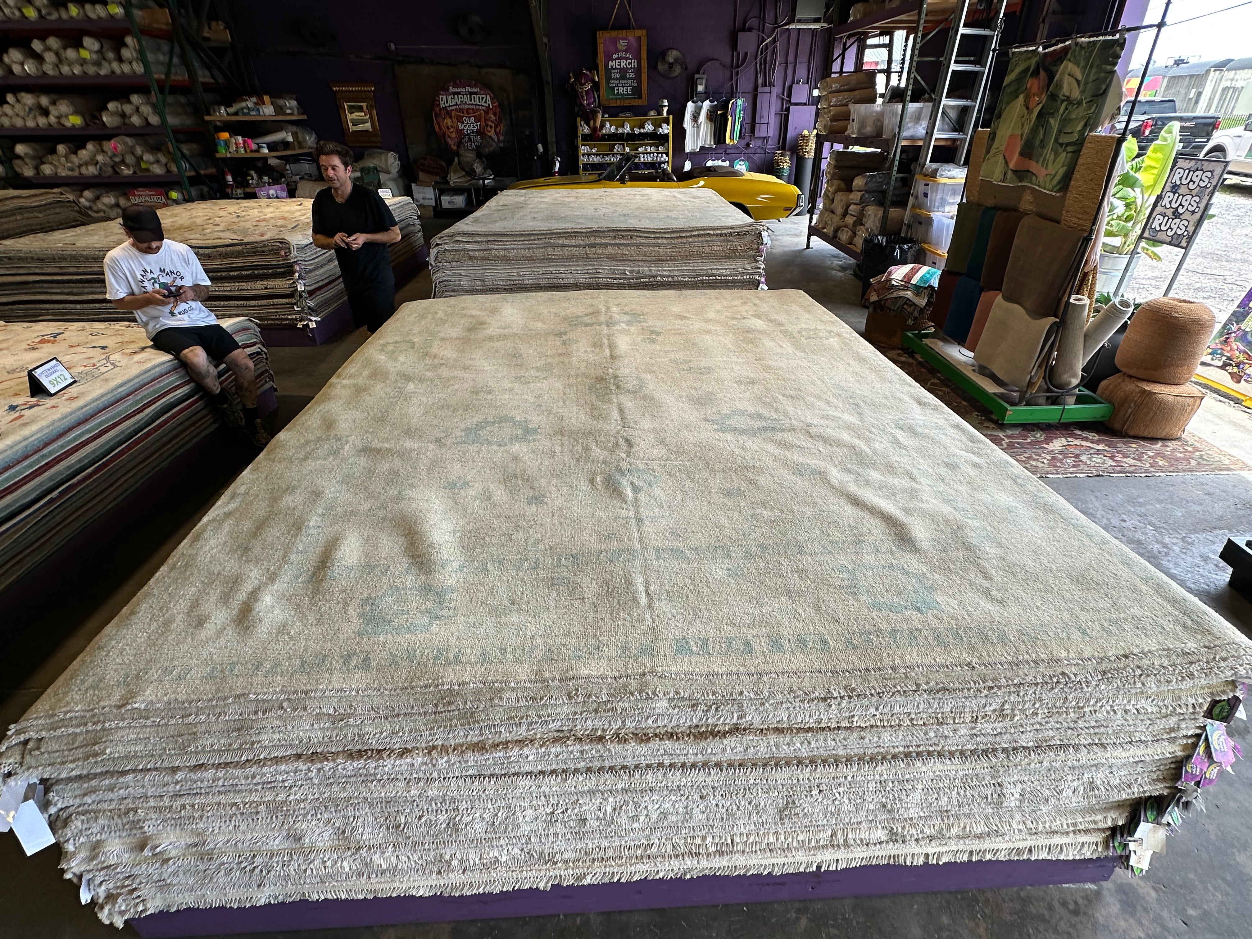 Judi Townsend 8.11x11.10 Afghani Whitewashed Oushak