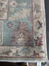 Luyanda Unati Lewis-Nyawo 9x11.10 Blue & Green Afghani Whitewashed Oushak