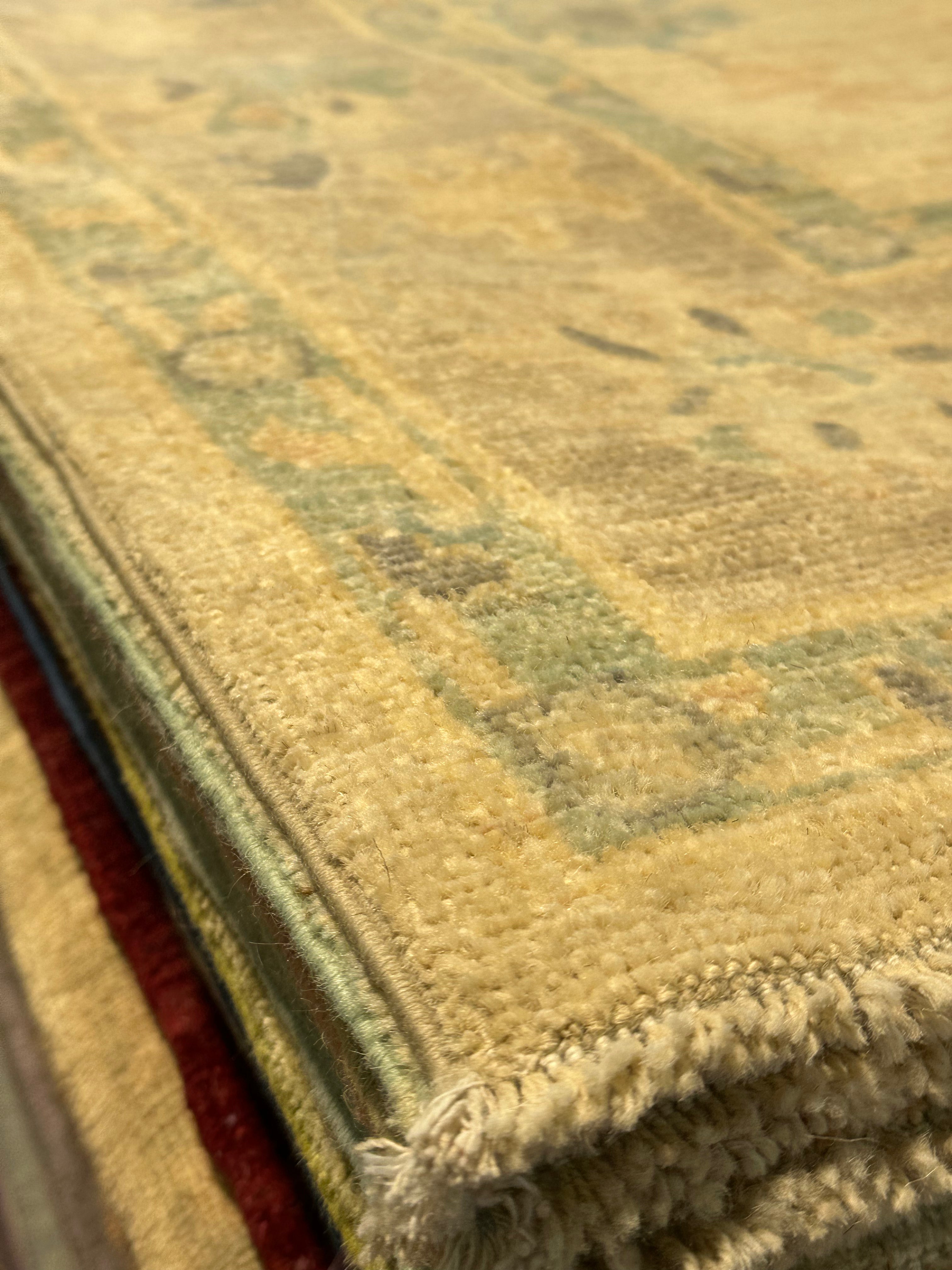 Annalisa Adams 6.3x9.2 Afghani Whitewashed Oushak
