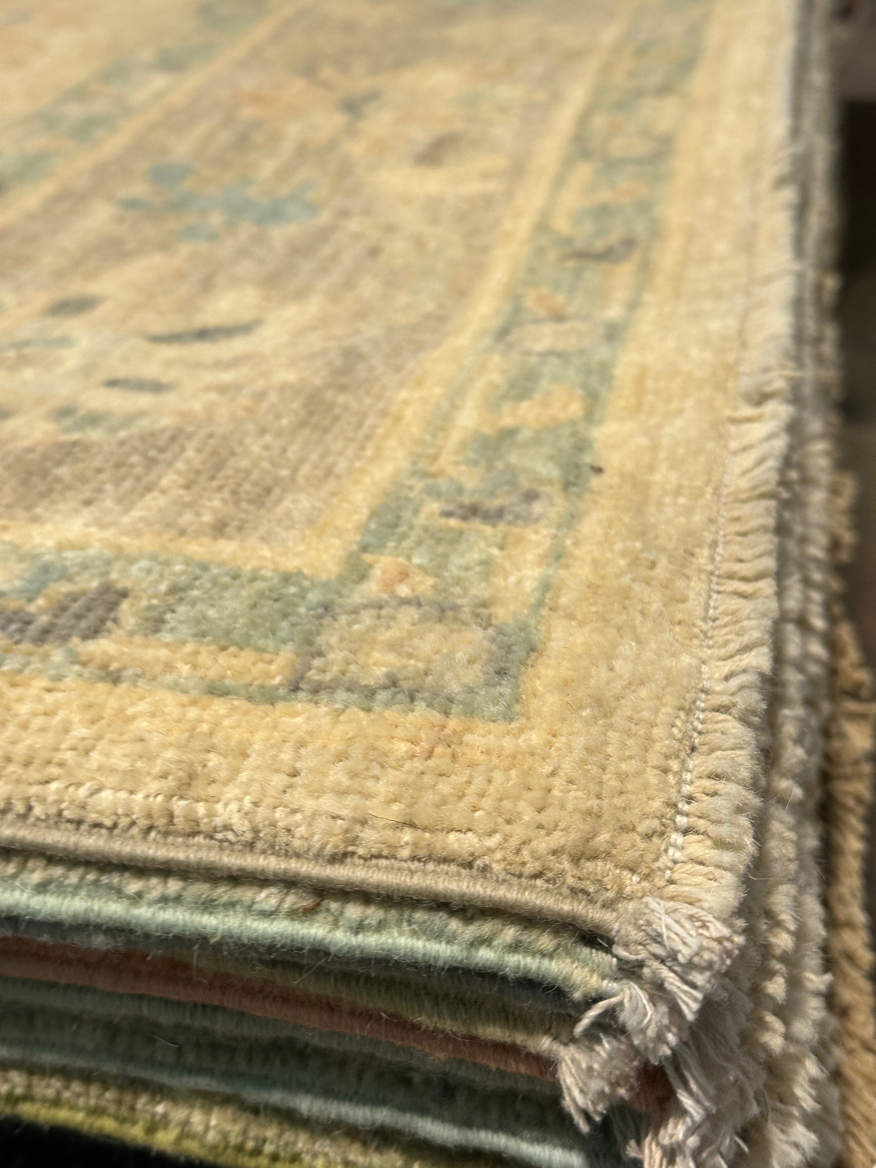 Annalisa Adams 6.3x9.2 Afghani Whitewashed Oushak