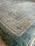 Emma Myers 8.8x12.3 Blue Afghani Whitewashed Oushak