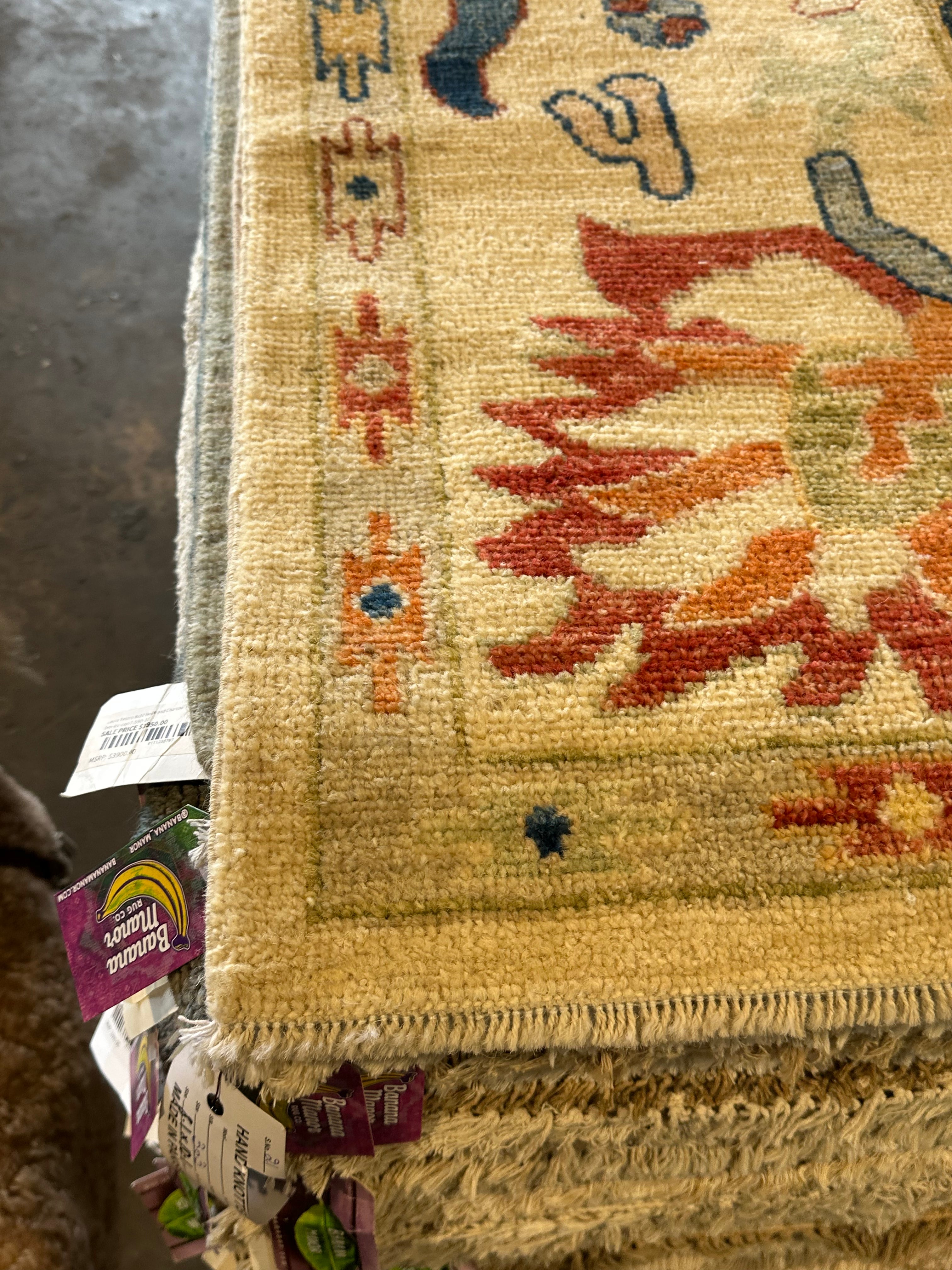 Amanda Columbus 8x10 Afghani Colorful Oushak