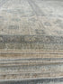 Lucy Herrera 8.11x11.8 Green Afghani Whitewashed Oushak